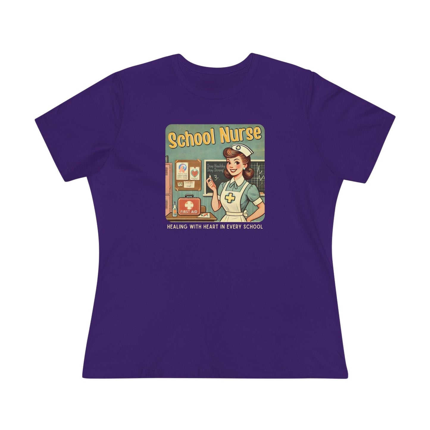 School Nurse Hero Tee - Healing with Heart in Every School 🩺❤️ - Whippie's