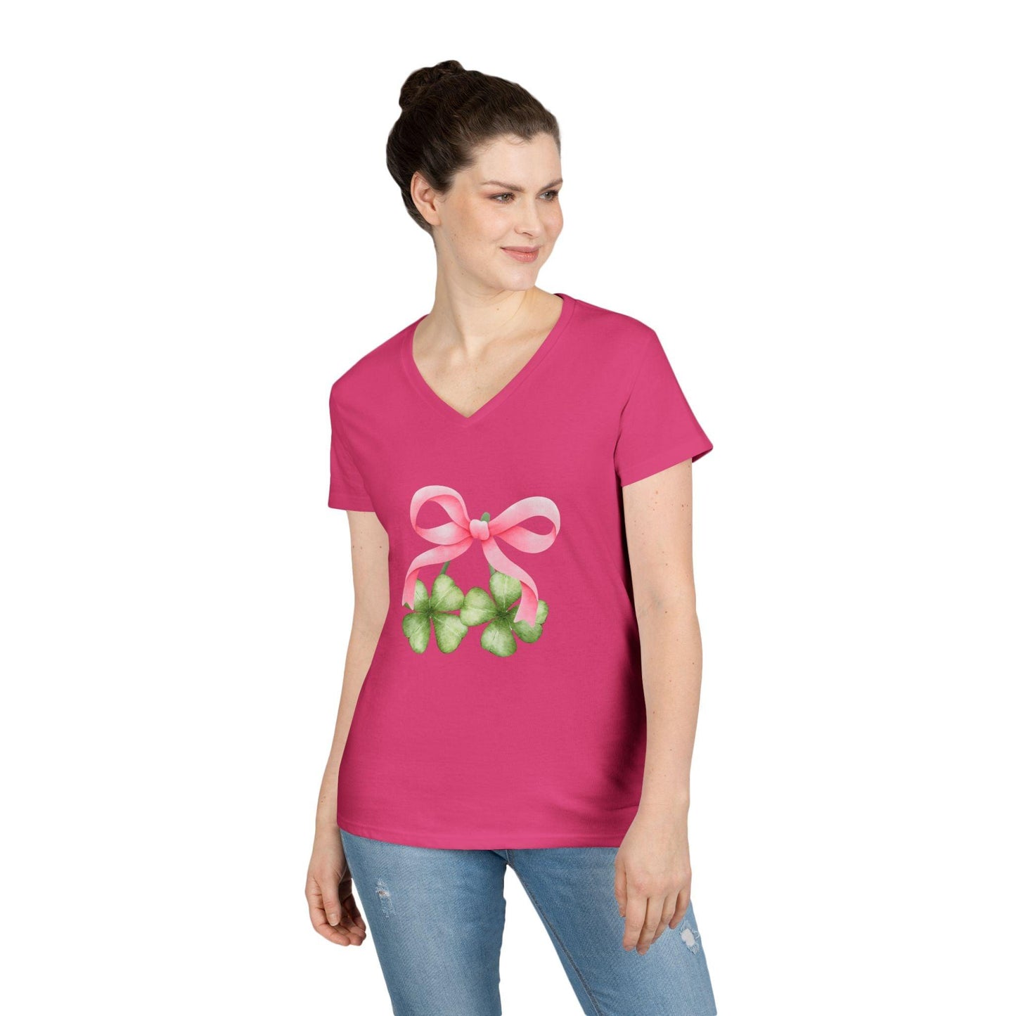 Lucky Charms V-Neck Ladies Tee - Whippie's