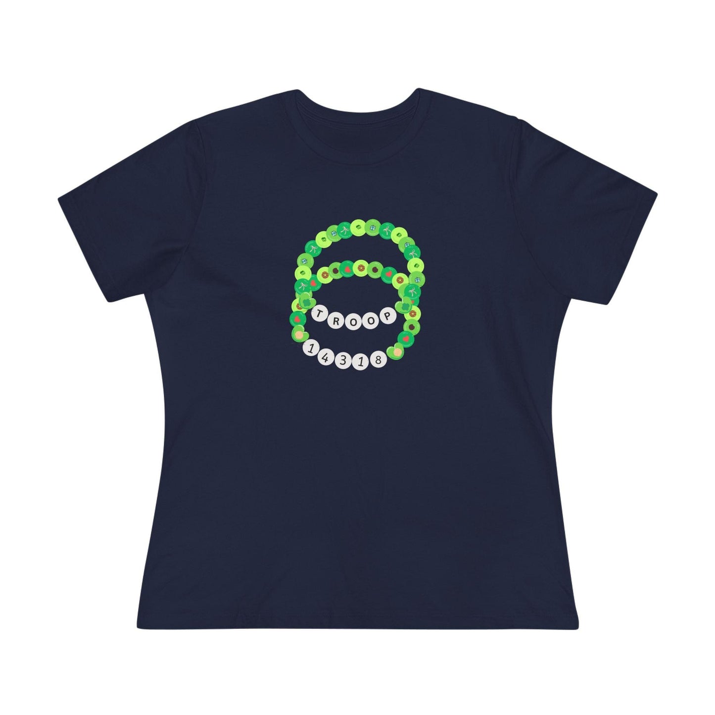 Girl Scout Troop Bracelet Tee - Women's - ✨ Show Your Troop Pride! ✨ - Whippie's