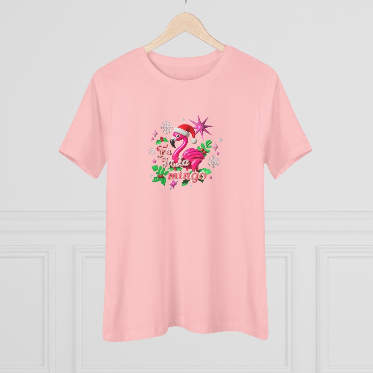 🦩🎅 Fa La La Mingo! ❄️🌟 - Women's Softstyle Tee - Whippie's