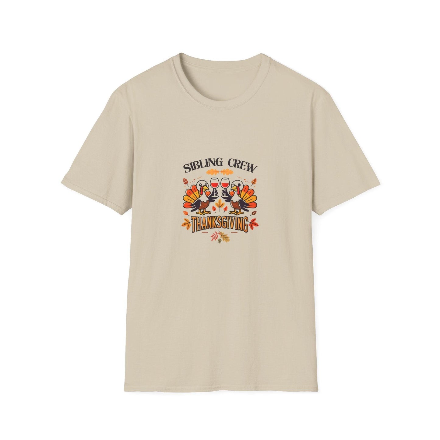 Thanksgiving Sibling Crew - Wine Unisex T-Shirt - Whippie's