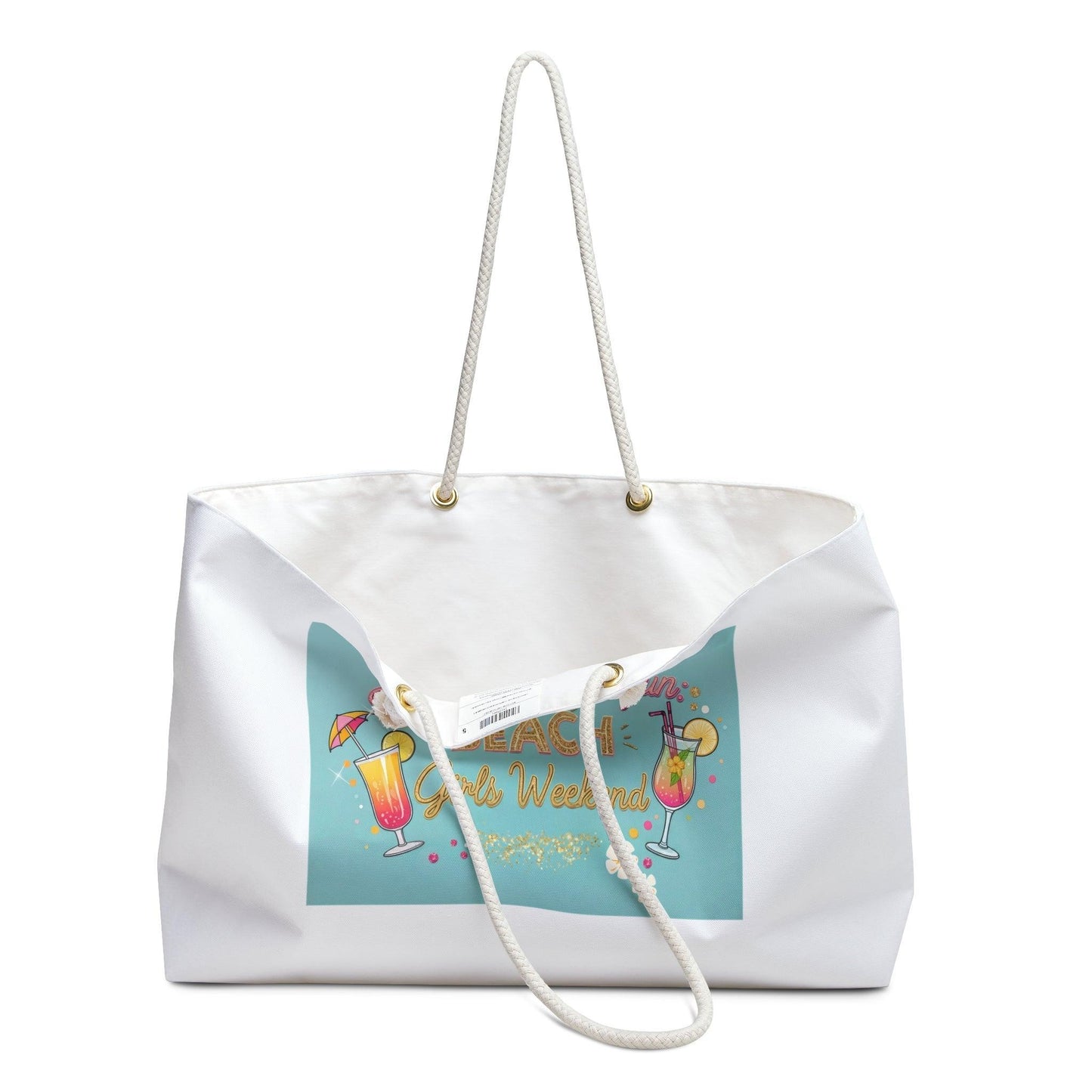 Sun, Sips, and Fun Beach Girls' Weekend - Weekender Tote Bag - Whippie's