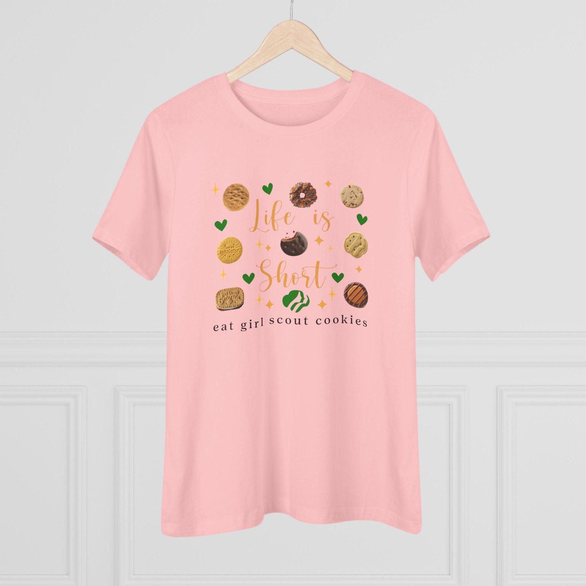 Life is Short, Eat Girl Scout Cookies Women's Tee 🍪❤️ - Whippie's
