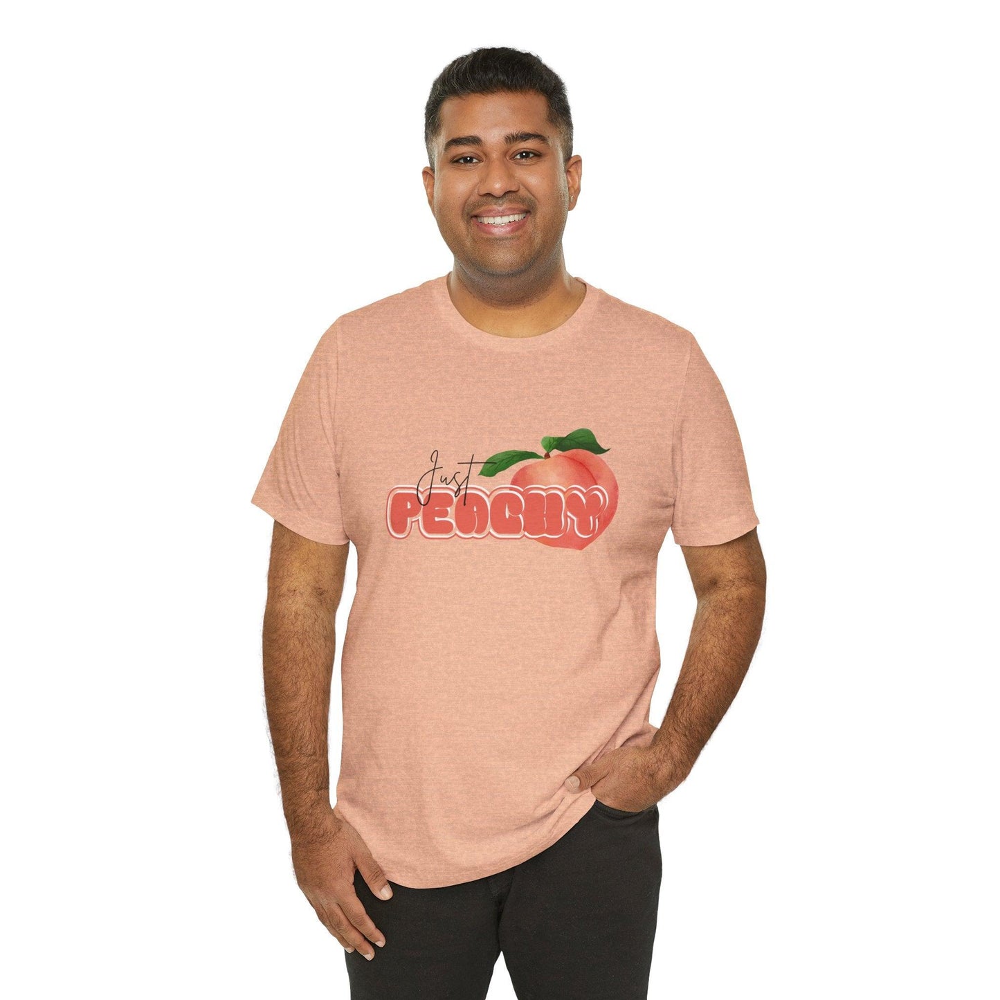 Just Peachy Unisex Jersey Tee - 🍑 Embrace the Sweetness of Life! 🍑 - Whippie's