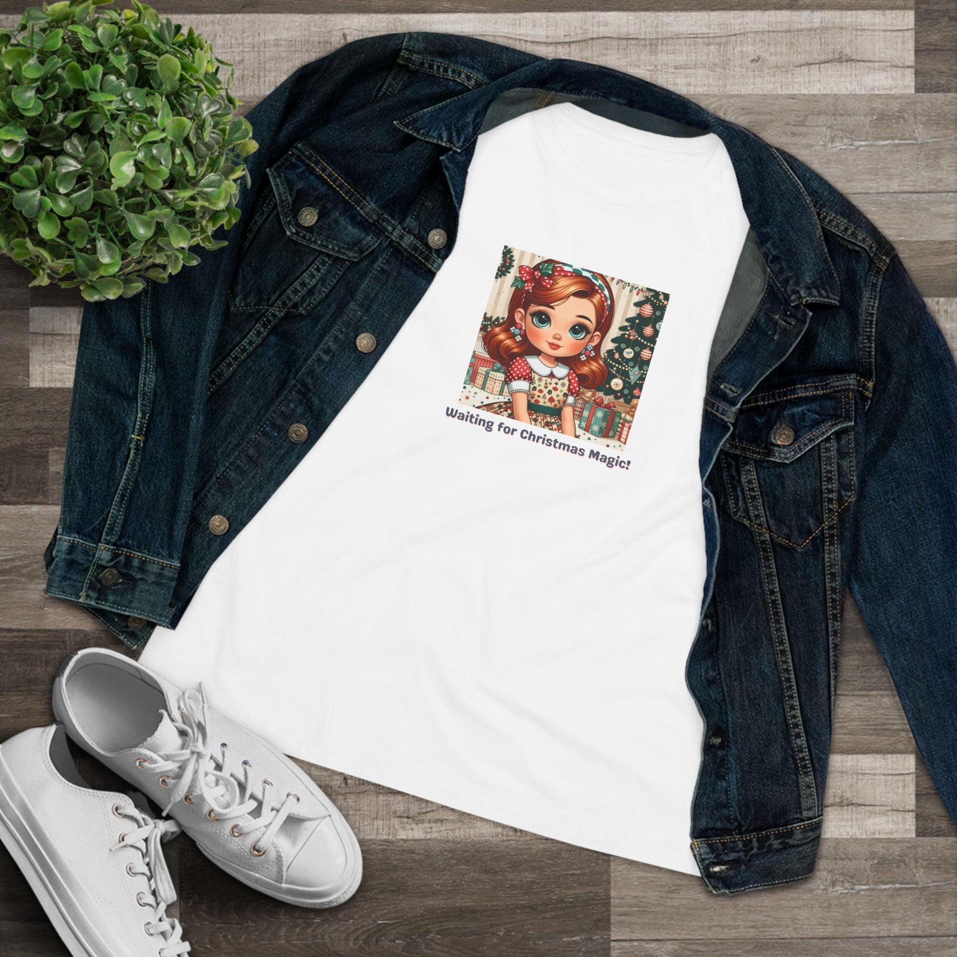 Waiting for Christmas Magic! - Women's Softstyle Tee - Whippie's