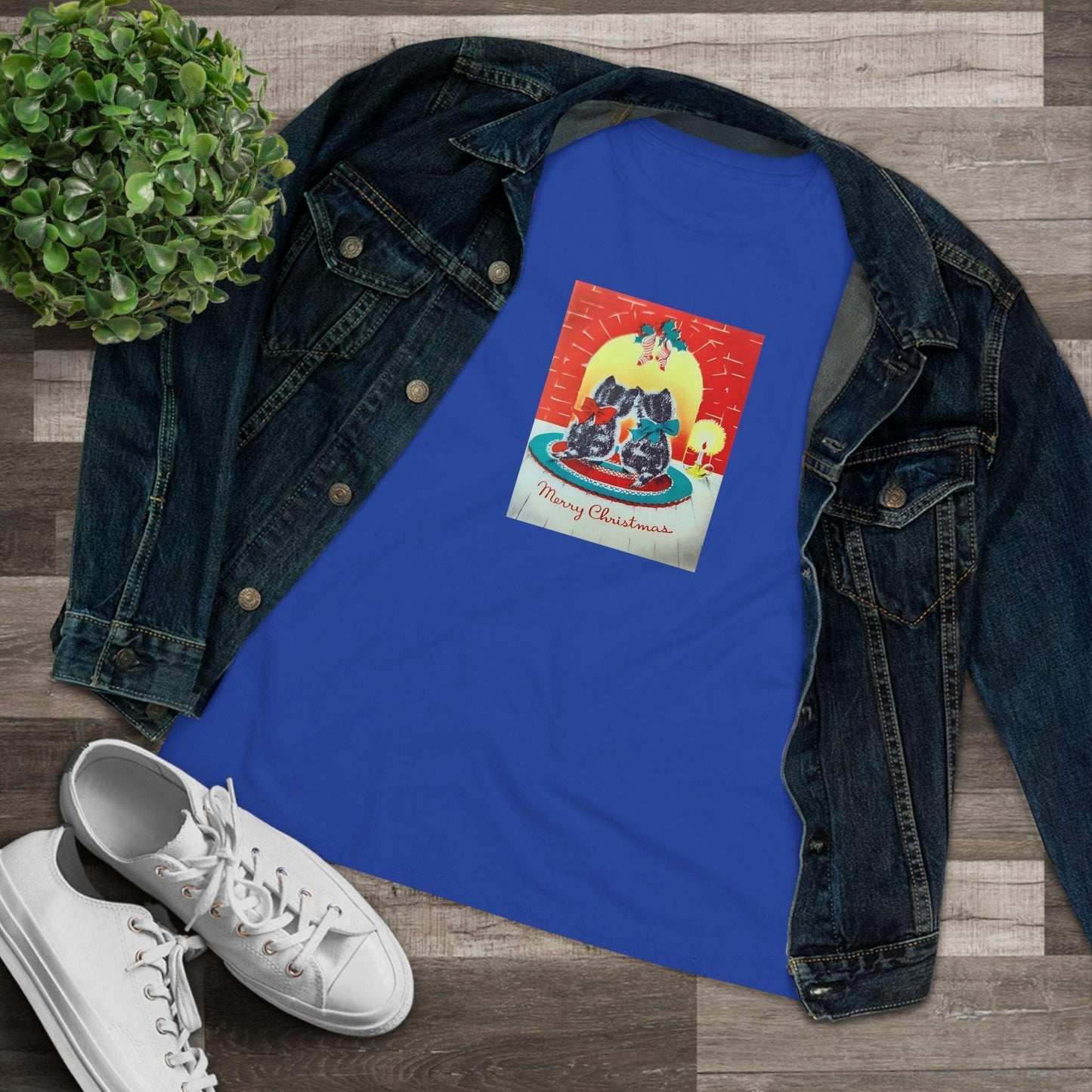 Merry Christmas Kittens - Women's Tee - Whippie's