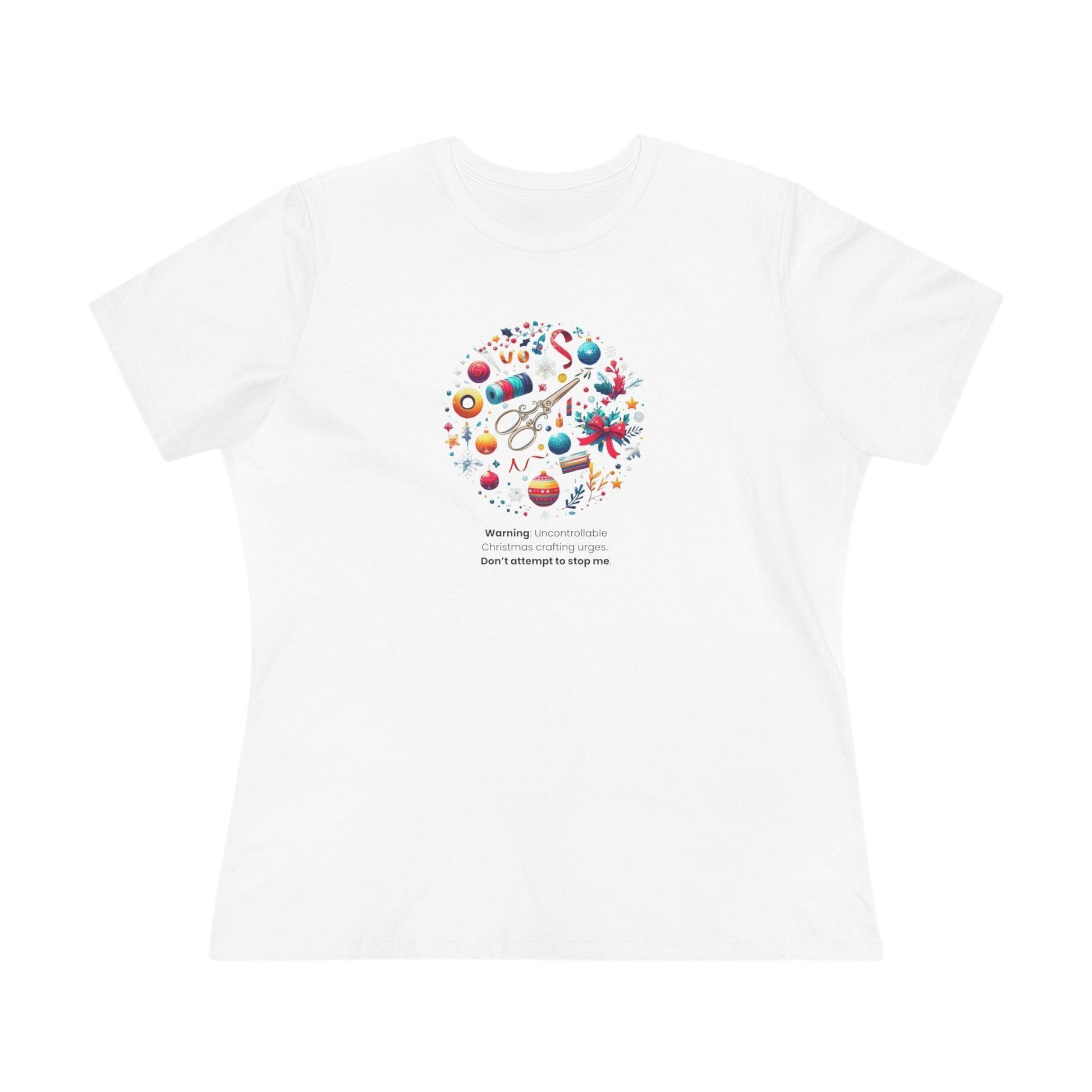 Snow Globe - Uncontrollable Urge to Craft - Women's Softstyle Tee - Whippie's