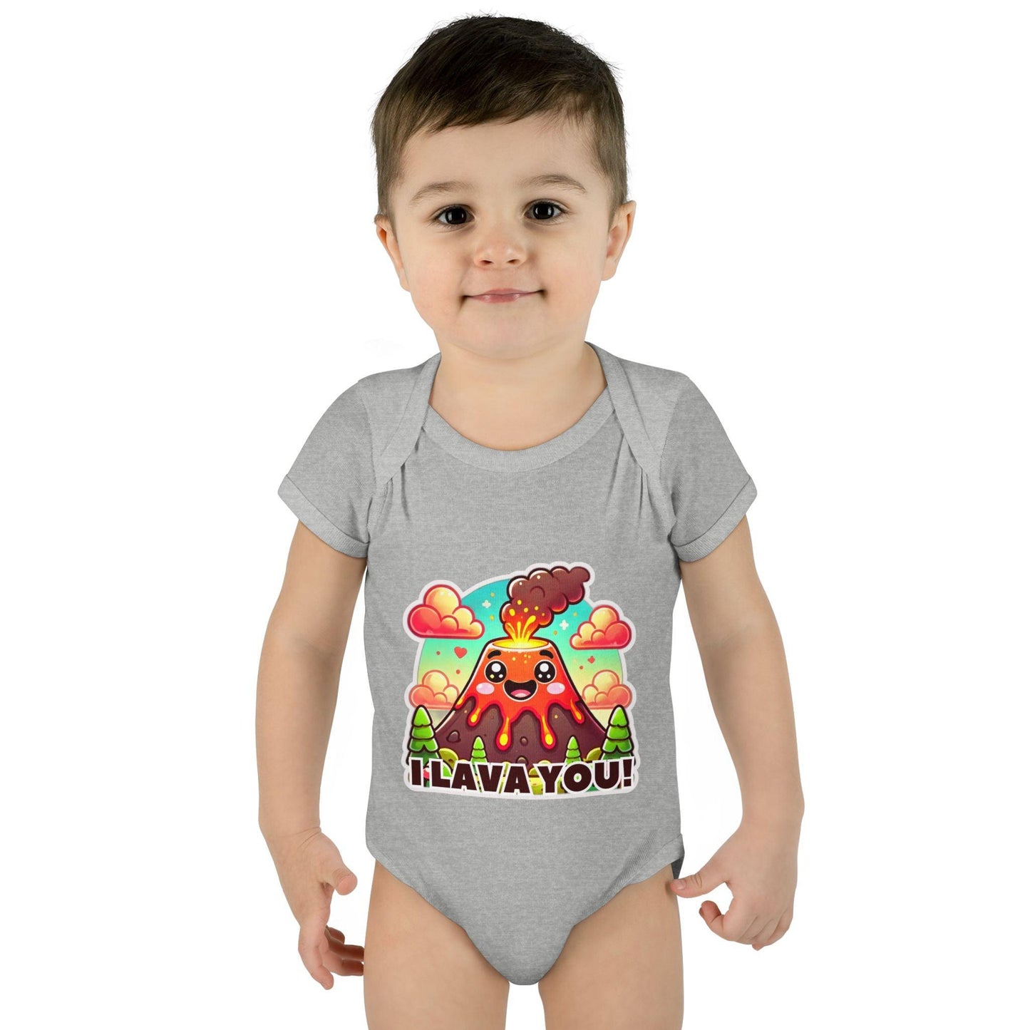I Lava You - Baby Onesie ❤️🌋 - Whippie's