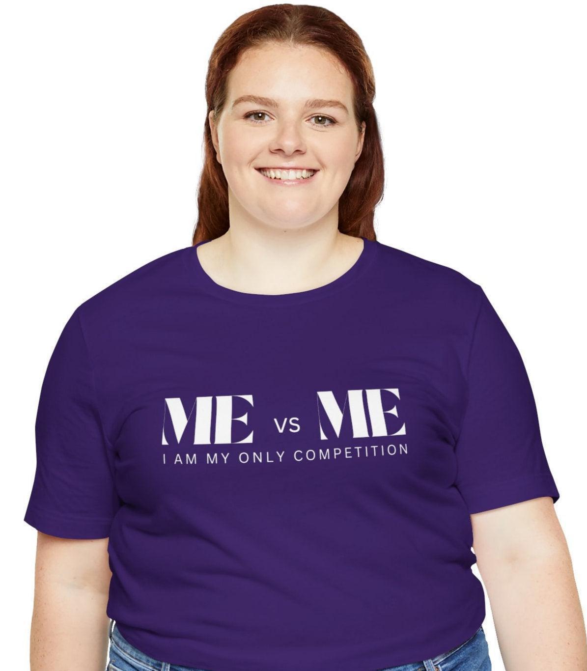 🔥 ME vs ME, I am my Only Competition 💪 Unisex Jersey Tee ✨ Challenge yourself, conquer your goals! - Whippie's