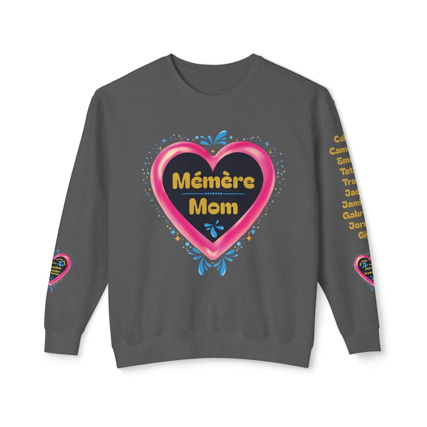 Grandma's Grandkids Crewneck Sweatshirt ✨ A grandma's love knows no bounds! Personalizable - Whippie's