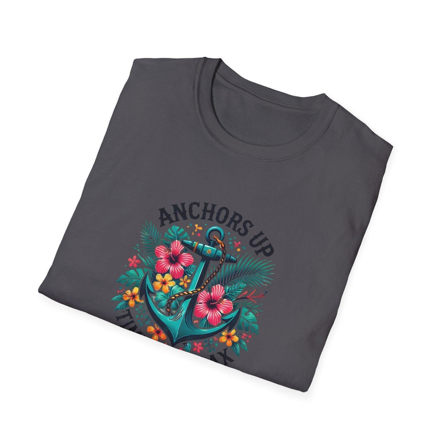 Anchors Up - Time to Relax - Unisex Tee! ๐บโ๏ธ - Whippie's