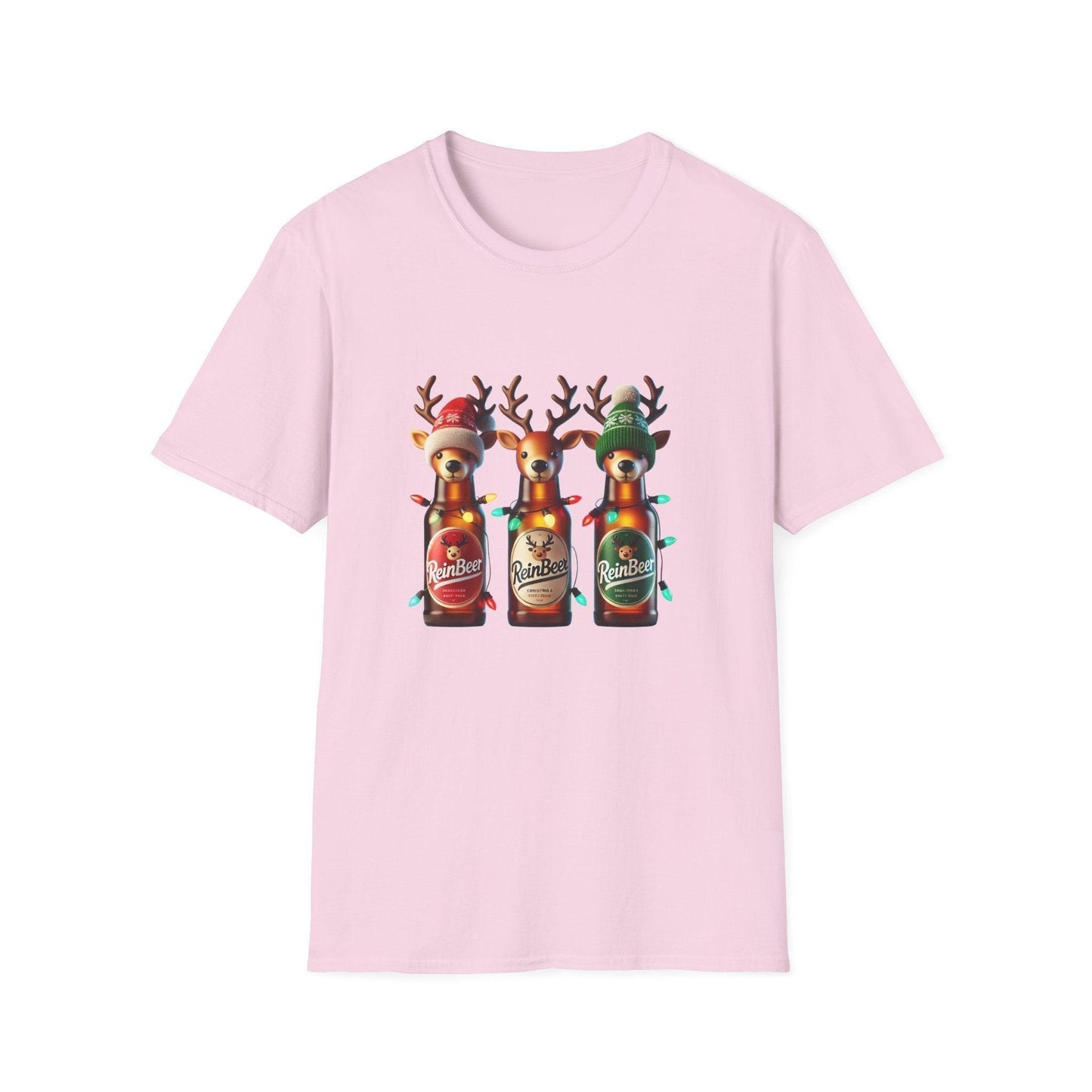 Reinbeer: The 🍻 Official Beverage of the Reindeer Games 🦌 - Unisex Softstyle T-shirt - Whippie's