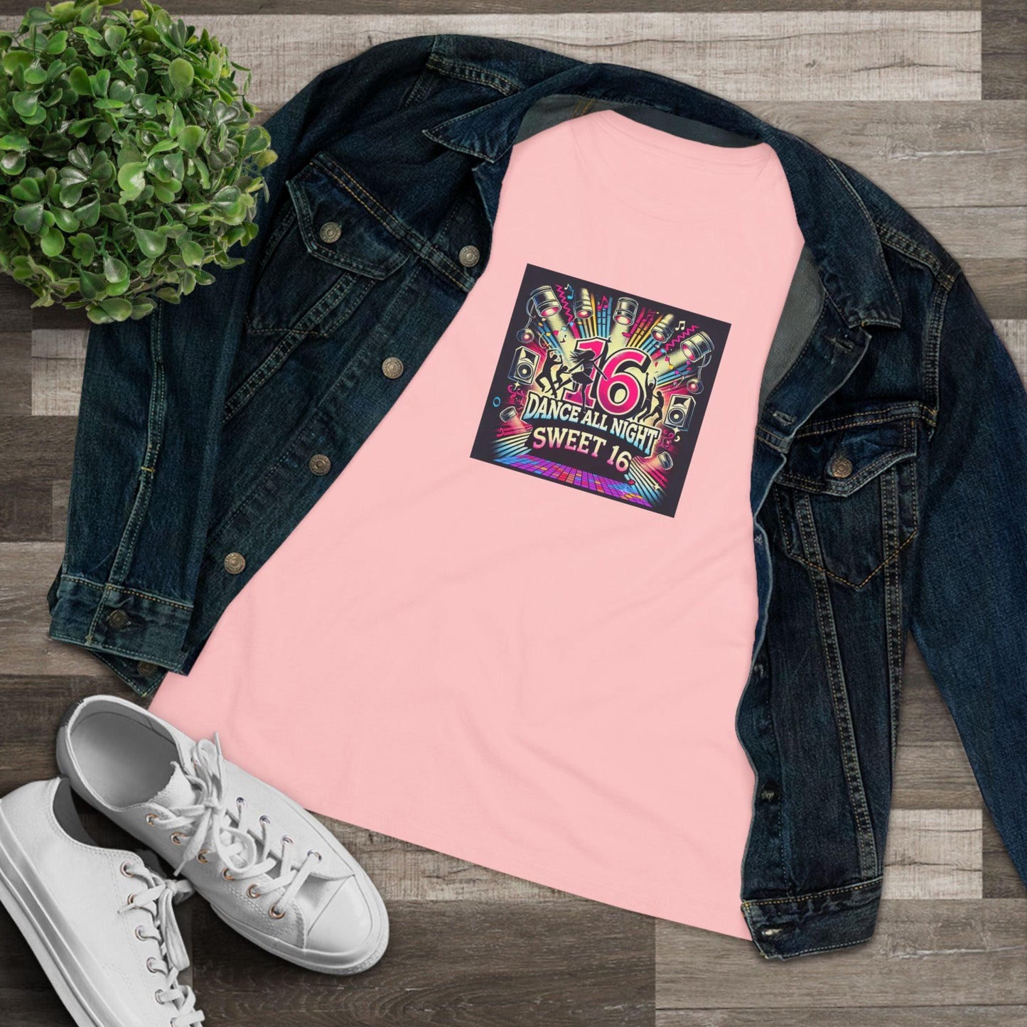 Dance All Night Sweet Sixteen - Party Time! 🎉 - Women's Softstyle Tee - Whippie's
