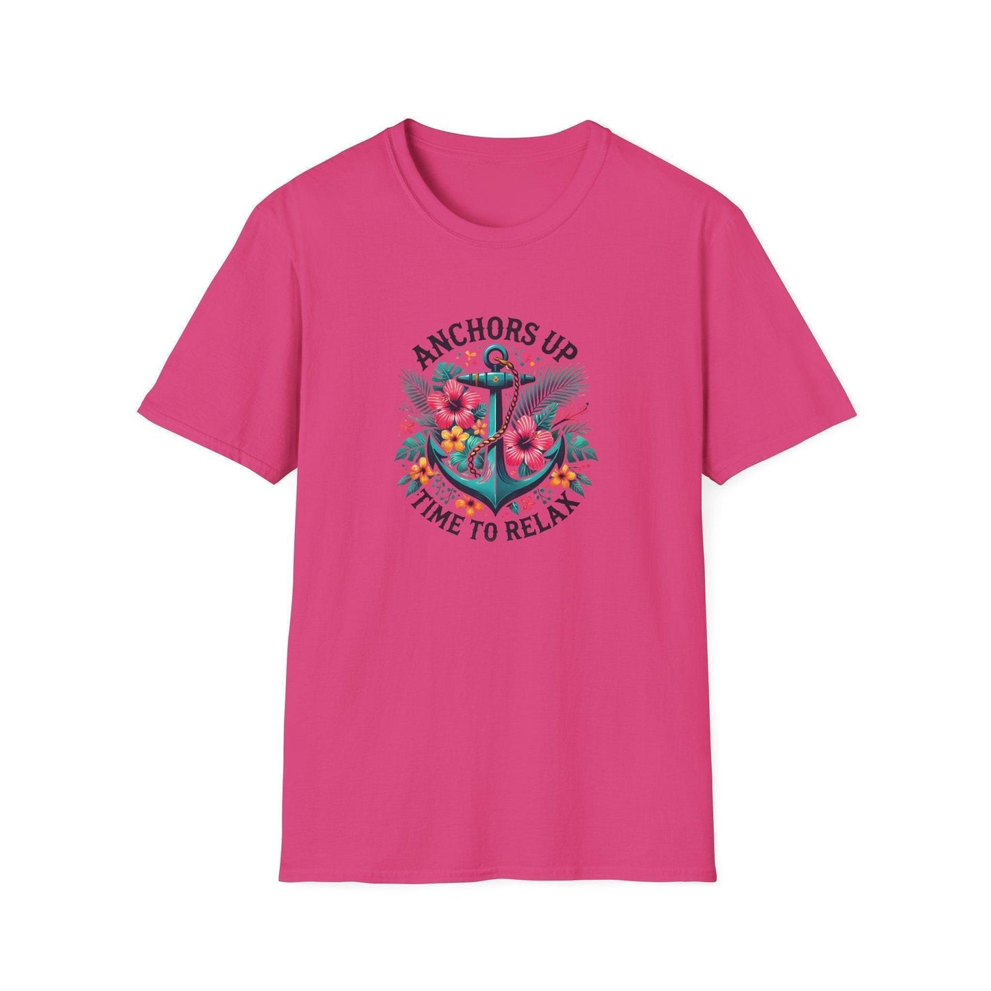 Anchors Up - Time to Relax - Unisex Tee! ๐บโ๏ธ - Whippie's