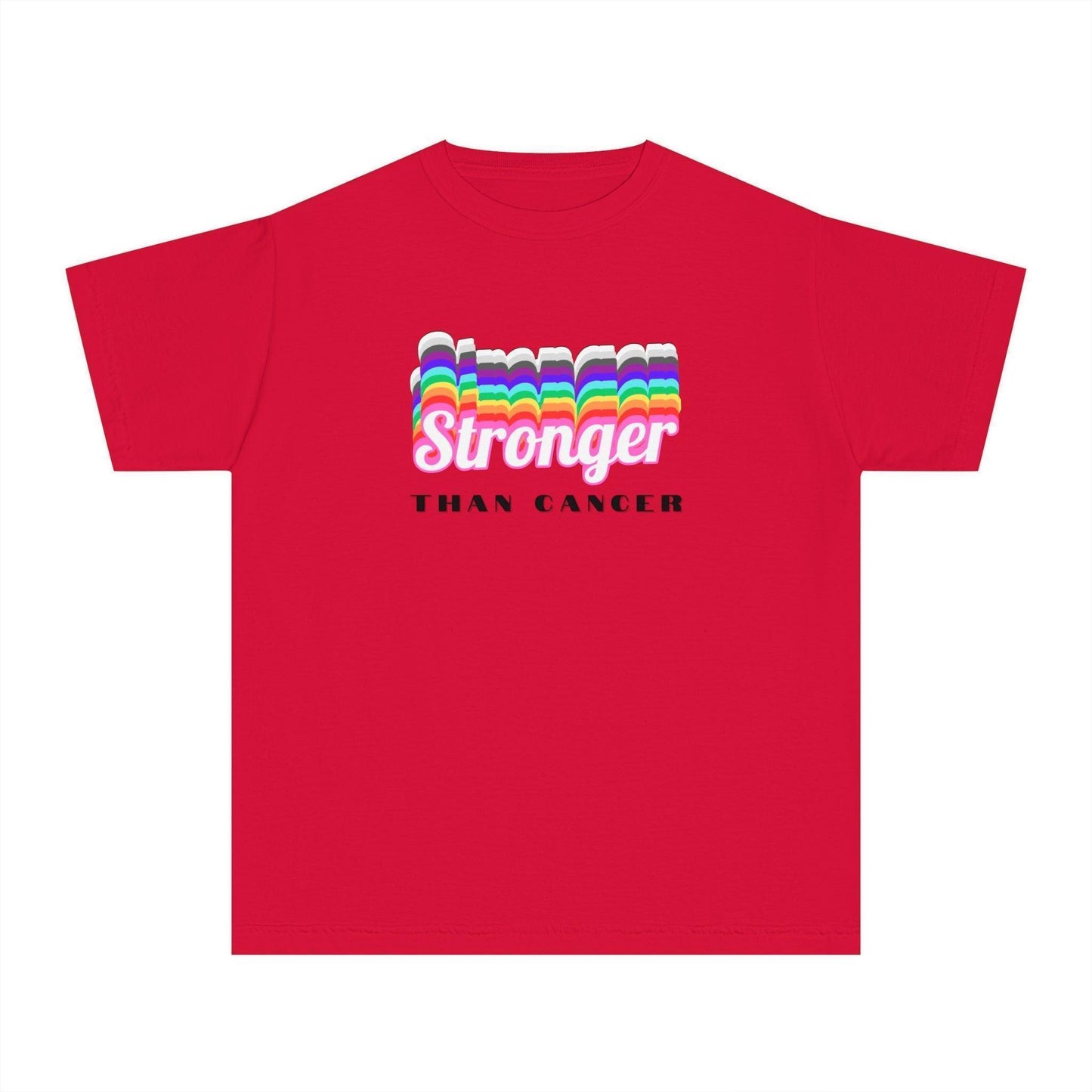 💪 Stronger Than Cancer 🎗️ Youth Midweight Tee ✨ - Whippie's