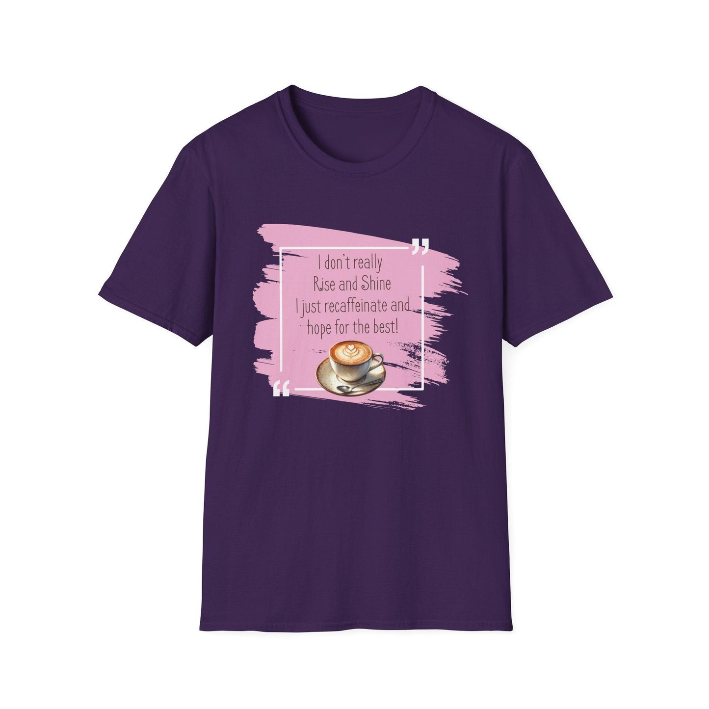 Recaffeinate & Hope Unisex Tee - But First, Coffee! ☕️💖 - Whippie's