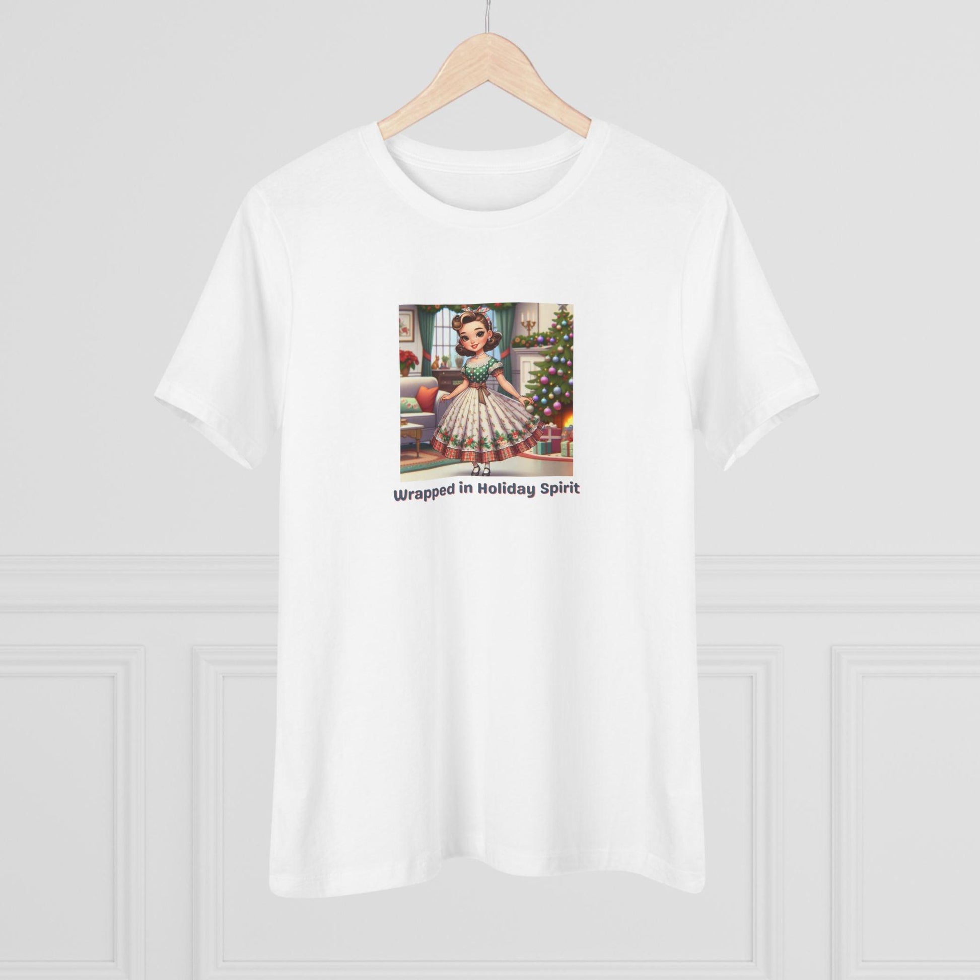 Wrapped in Holiday Spirit - Women's Softstyle Tee - Whippie's