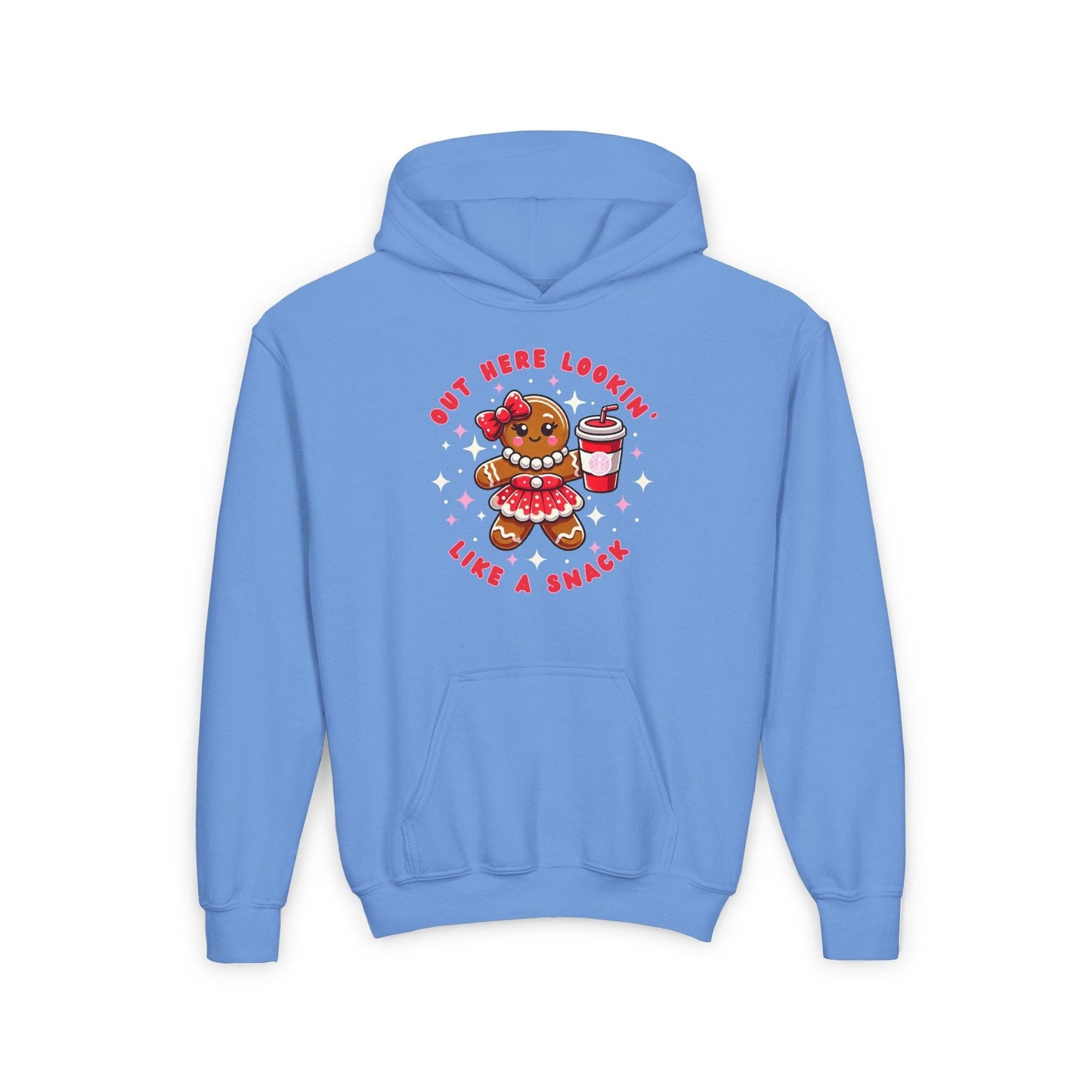 Out Here Lookin' Like a Snack 🍪 ☕ Youth Hoodie 🎄 - Whippie's