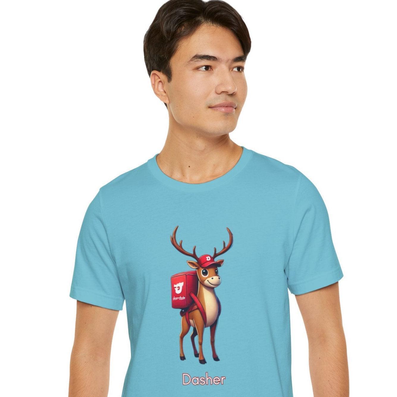 🎅 Dasher's Side Hustle 🍕 Unisex Tee ✨ Dasher's delivering more than holiday cheer! - Whippie's