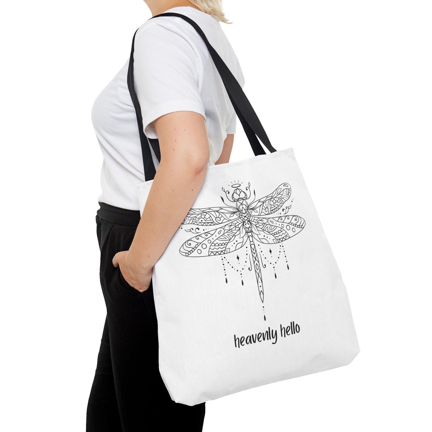 Heavenly Hello Tote Bag - ๐๏ธ Carry a Piece of Heaven with You ๐๏ธ - Whippie's