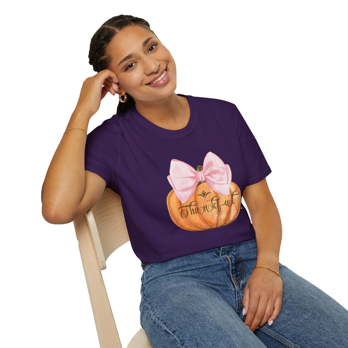 Thankful Pumpkin - A Heart Full of Gratitude! ๐งก๐ Unisex Tee - Whippie's