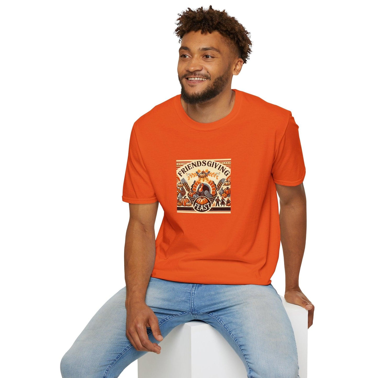 Friendsgiving Feast - A Harvest of Gratitude 🍂🦃 - Unisex T-Shirt - Whippie's