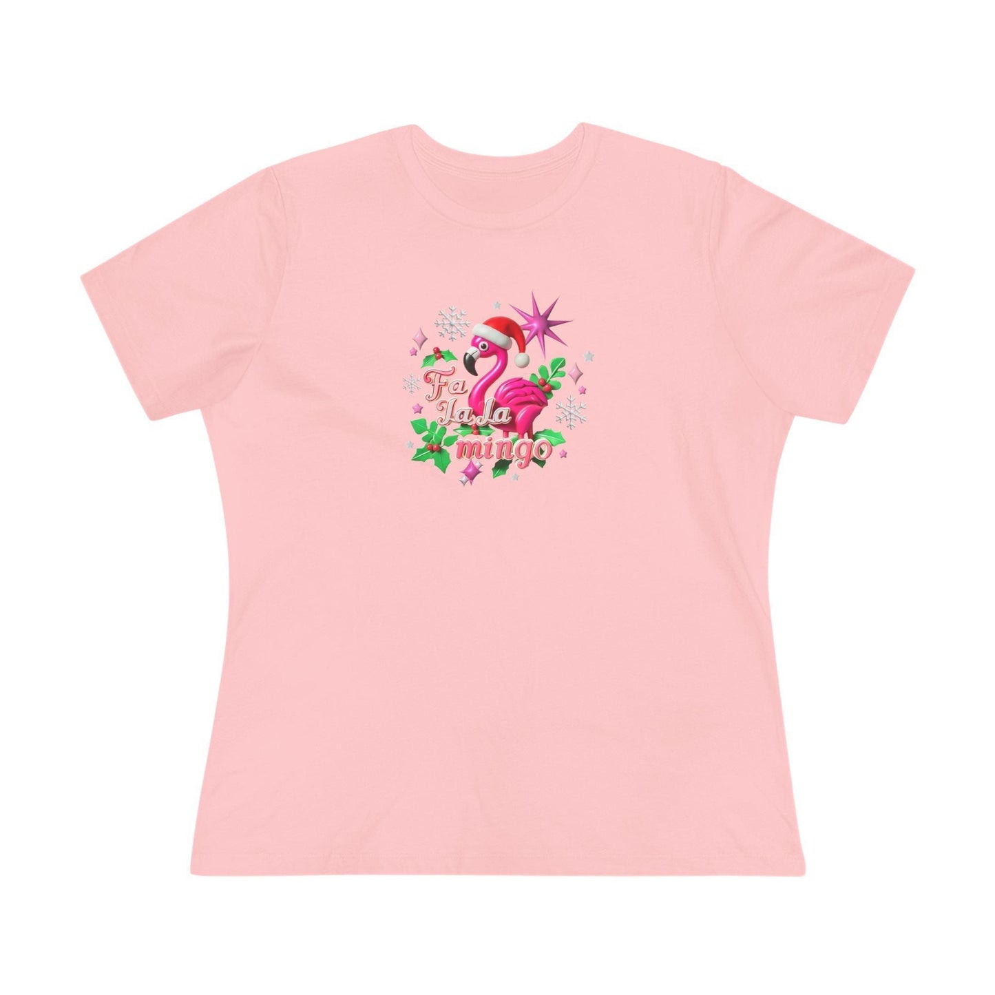 🦩🎅 Fa La La Mingo! ❄️🌟 - Women's Softstyle Tee - Whippie's