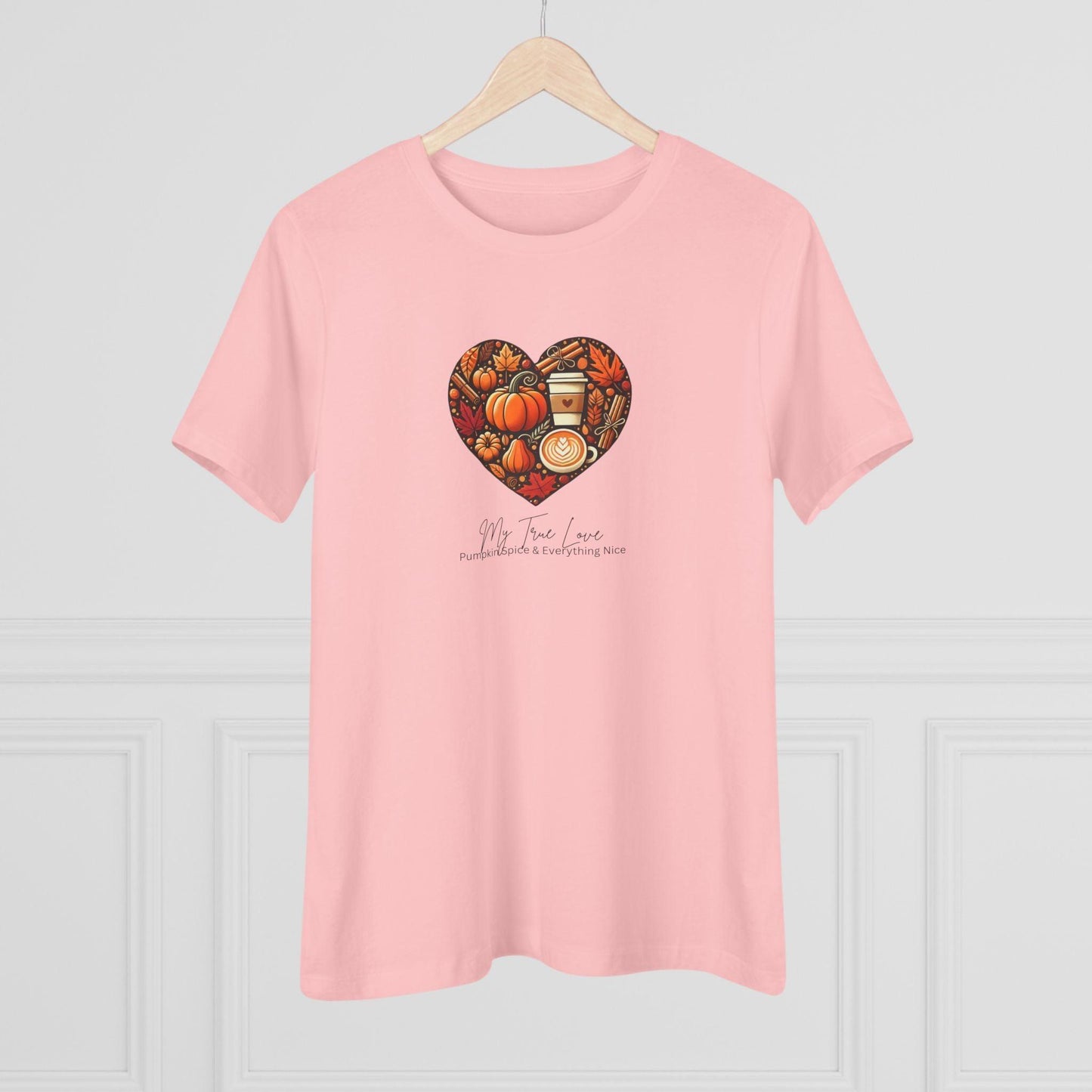 My True Love, Pumpkin Spice and Everything Nice - Women's Softstyle Tee - Whippie's