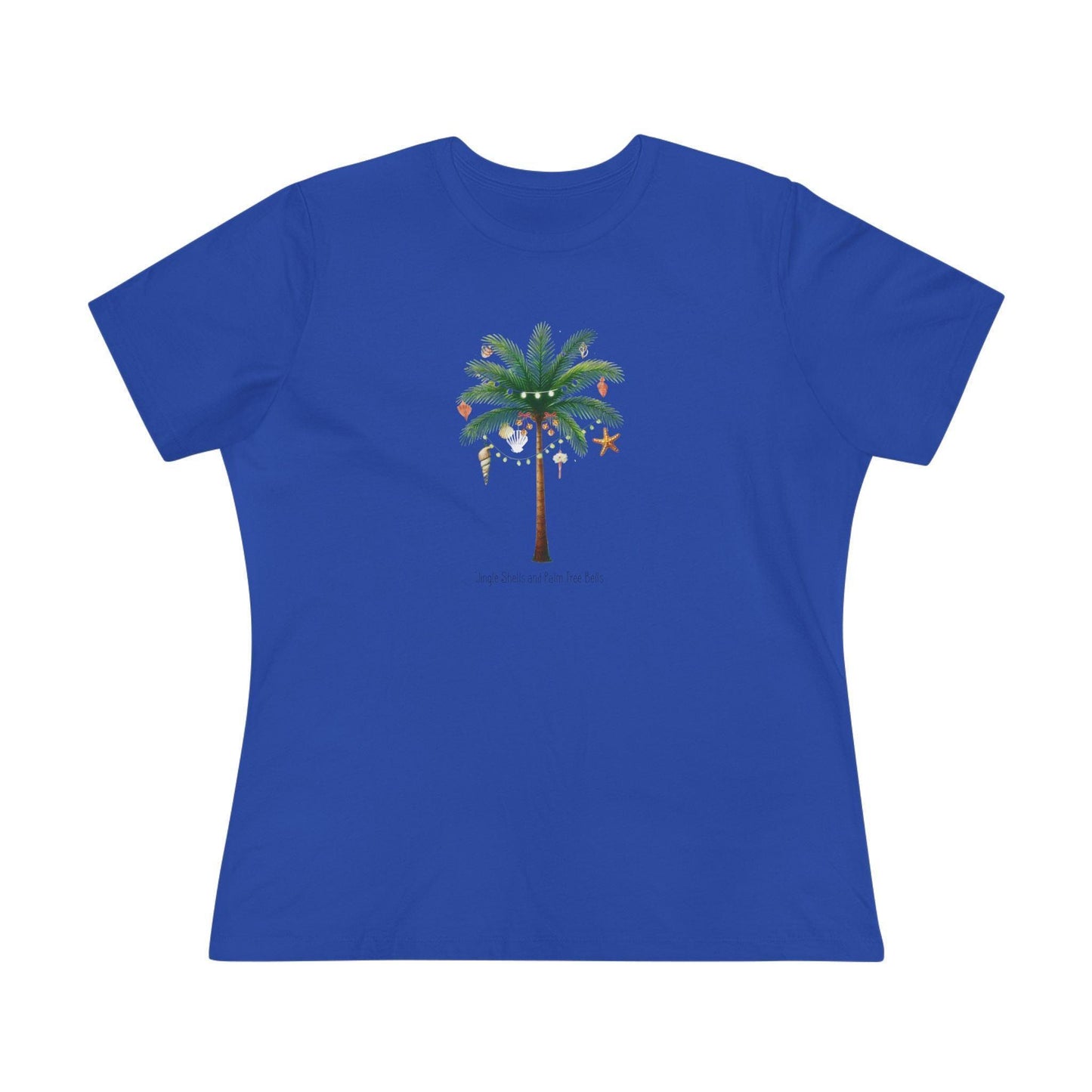 🌴 Jingle Shells & Palm Tree Bells 🐚 Women's Tee ☀️ - Whippie's