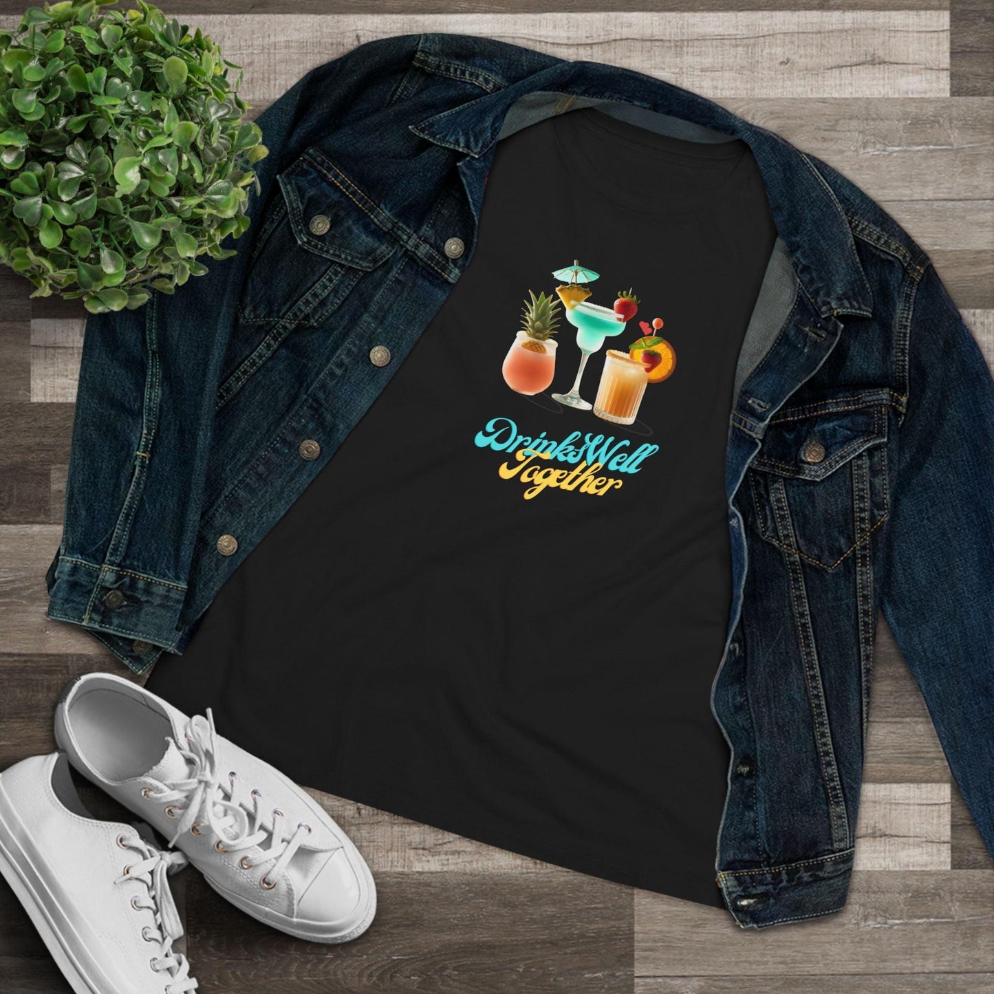 Drinks Well, Together - Women's Tee - Whippie's