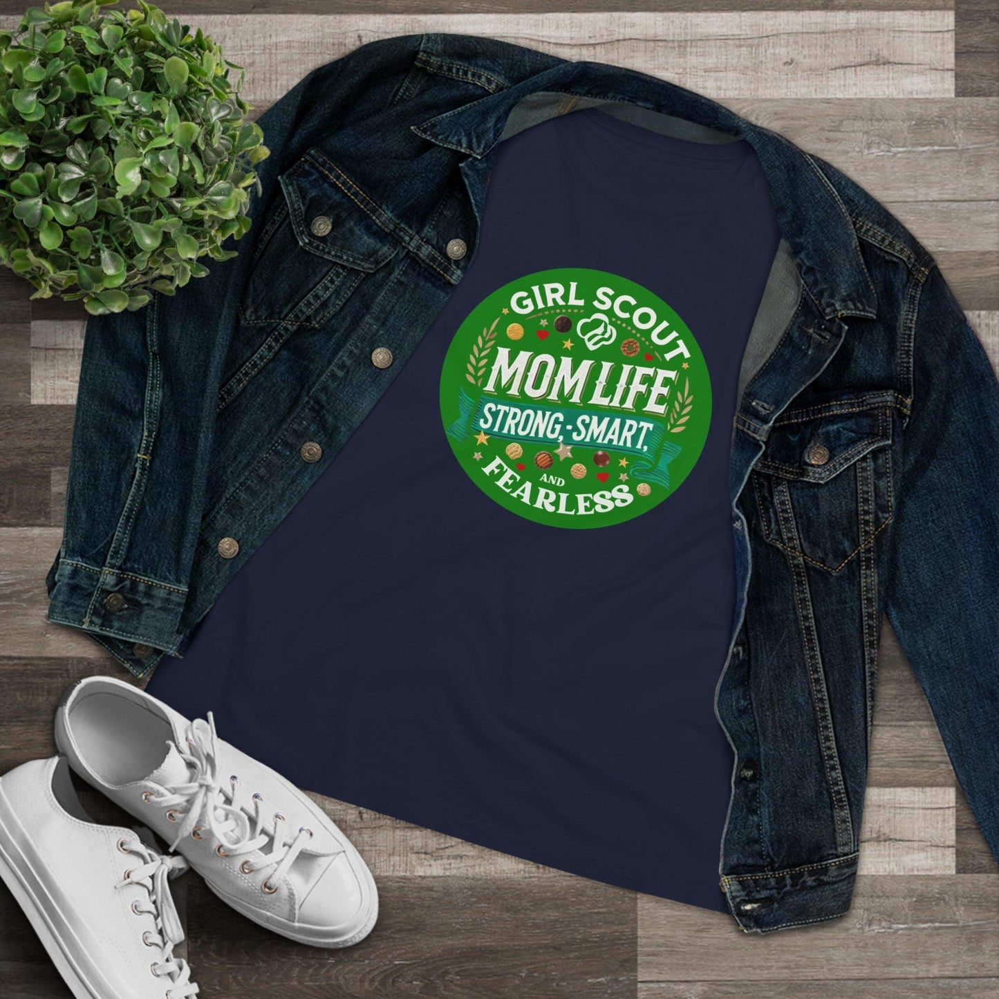 Girl Scout Mom Life - Women's Tee - Strong, Smart & Fearless! - Whippie's