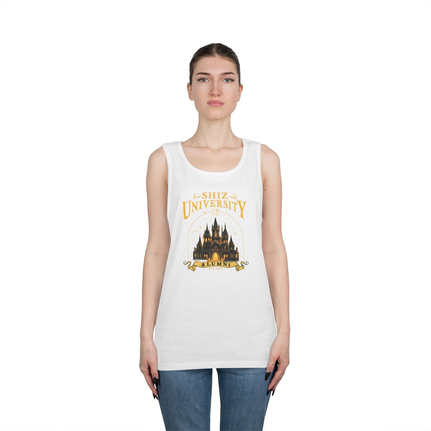 Shiz University Alumni Tank Top | Unisex Heavy Cotton | Graduation Gift, College Apparel, Summer Wear, Casual Outfit, School Spirit - Whippie's
