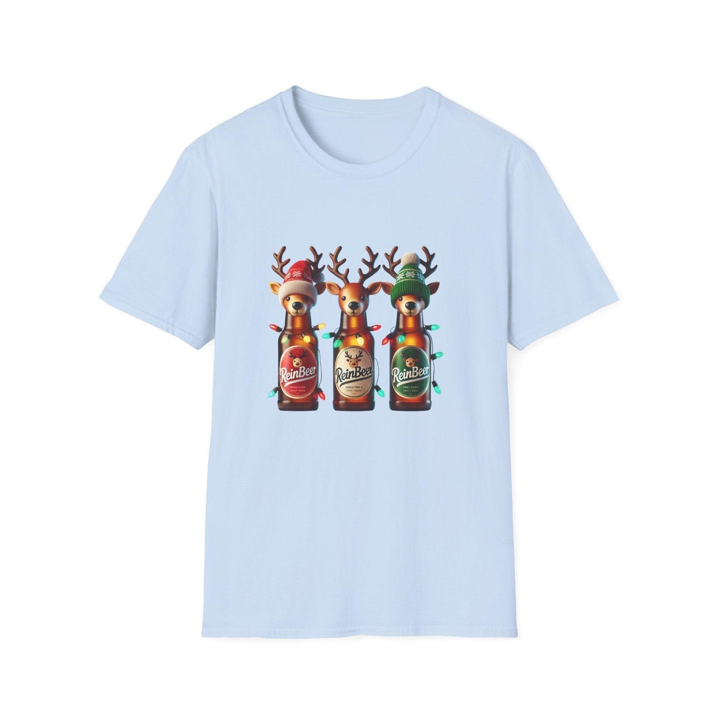 Reinbeer: The 🍻 Official Beverage of the Reindeer Games 🦌 - Unisex Softstyle T-shirt - Whippie's