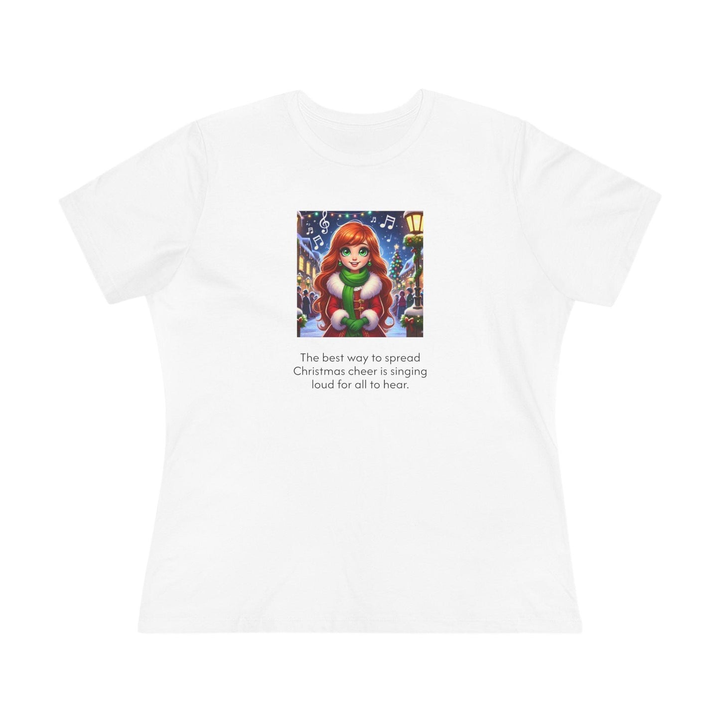 Caroler - Christmas Cheer - RH Girl - Women's Tee - Whippie's