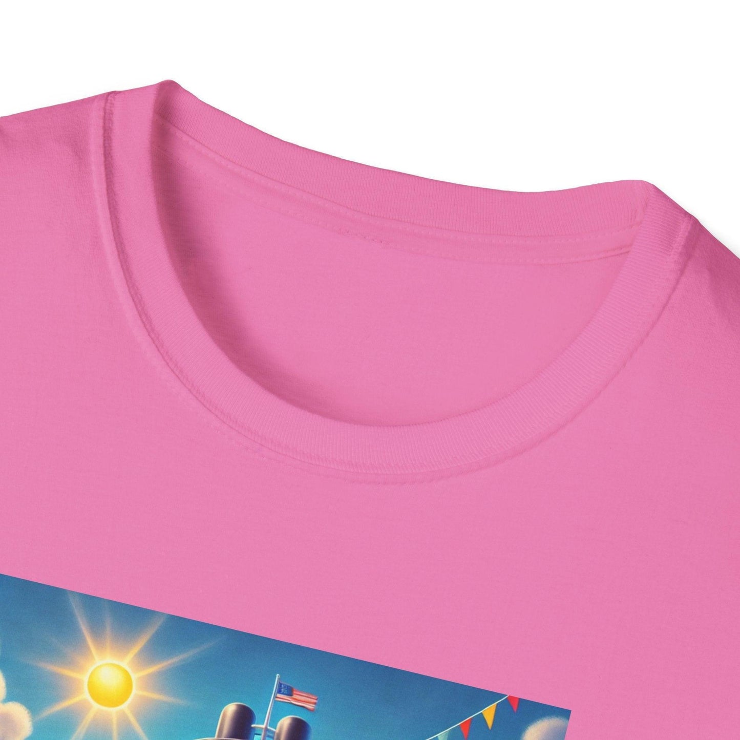 Duck on the Loose! Hilarious Cruise Ship Hide-and-Seek 🛳️ Unisex T-Shirt 🐤 - Whippie's