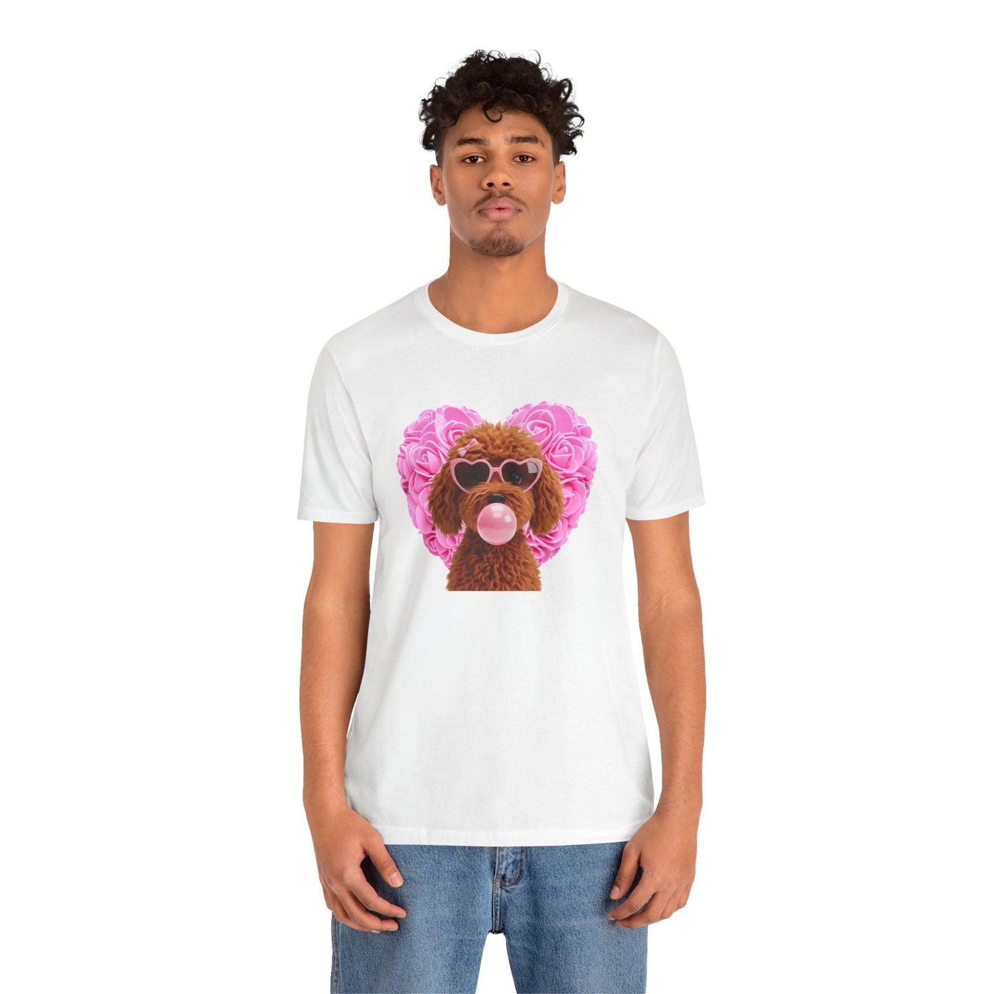 Doodle Love Unisex Jersey Tee - 💖 Cuteness Overload! 💖 - Whippie's