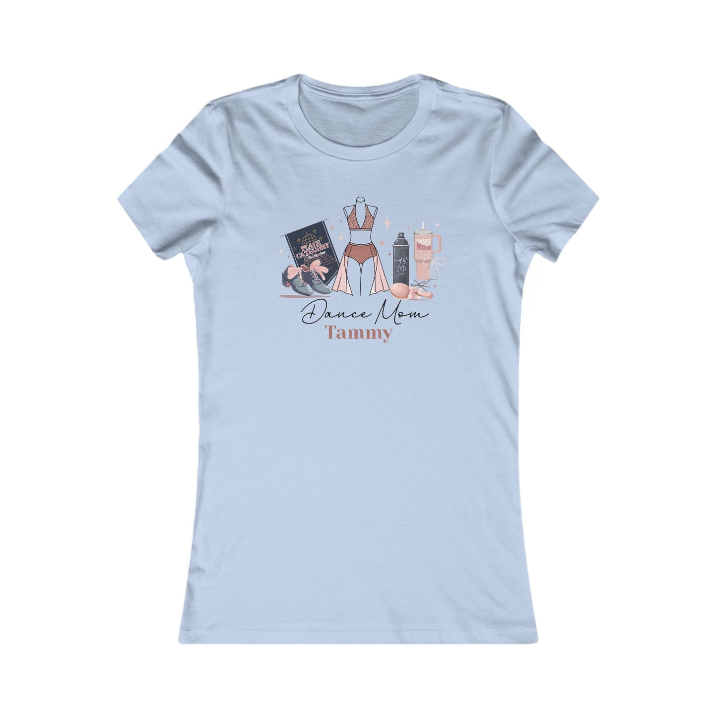 Dance Mom Life Essentials Fitted Women's Tee - Personalizable - Whippie's