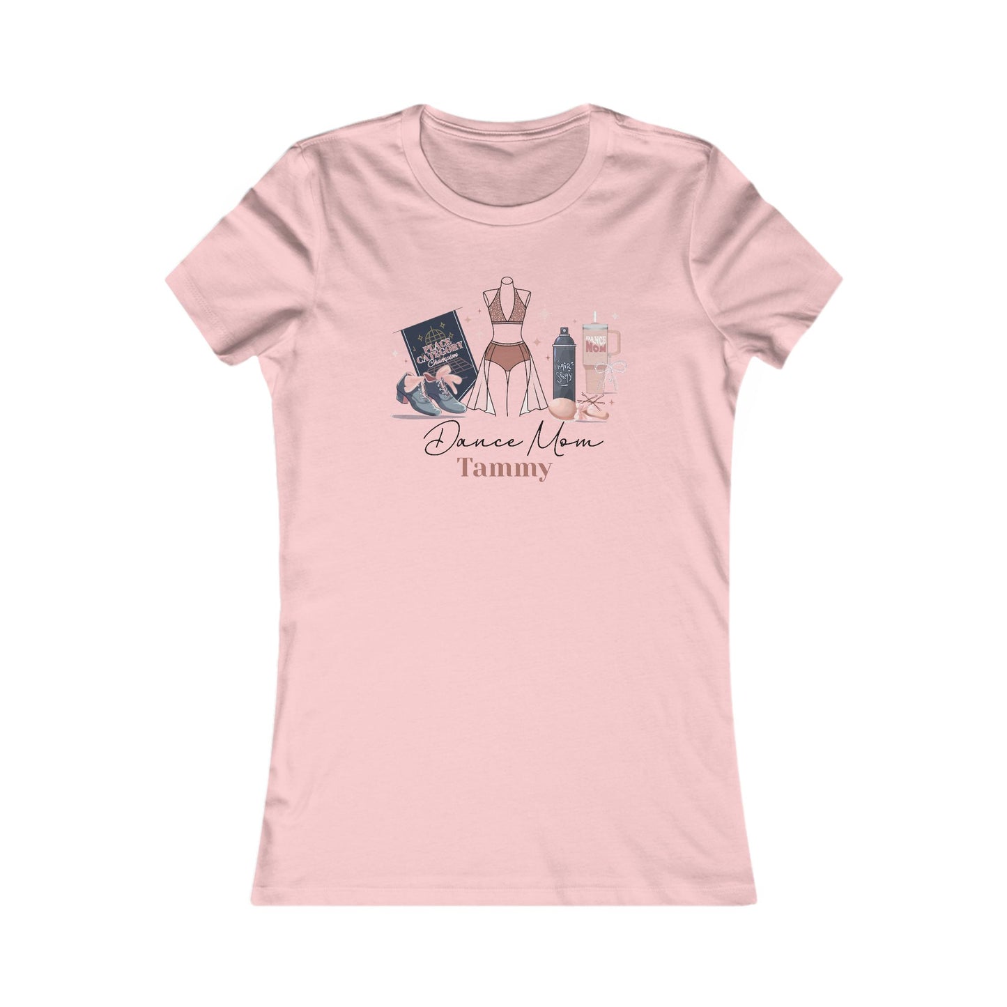 Dance Mom Life Essentials Fitted Women's Tee - Personalizable - Whippie's