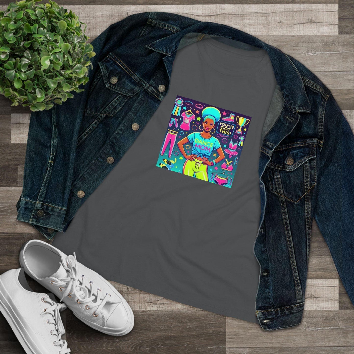 Dance Mom: You've Got This - Blue Hair Mom- You've Got This - Women's Softstyle Tee - Whippie's