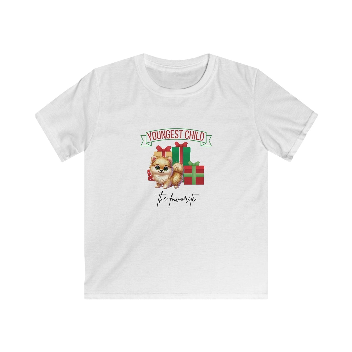Youngest Child, The Favorite 🎁🐶 Pomeranian - Kids' Tee! 🎁👑 - Whippie's