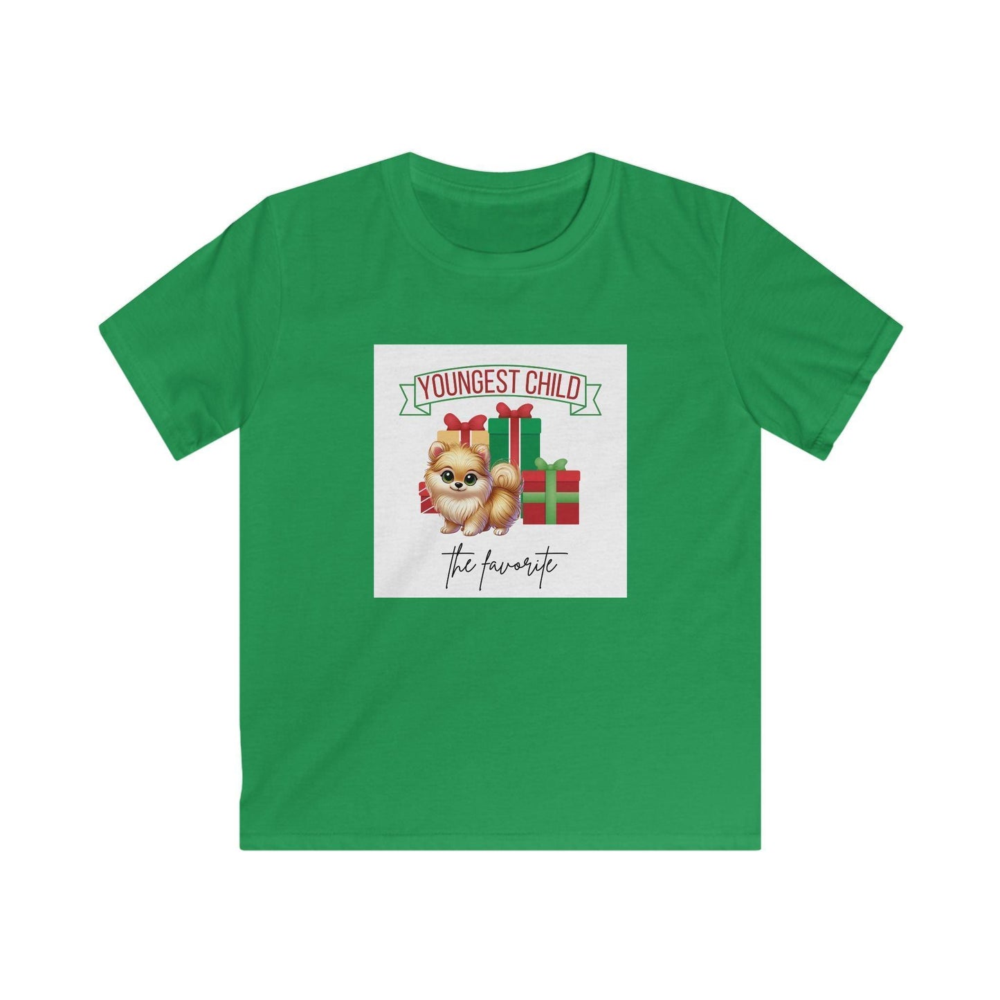 Youngest Child, The Favorite 🎁🐶 Pomeranian - Kids' Tee! 🎁👑 - Whippie's