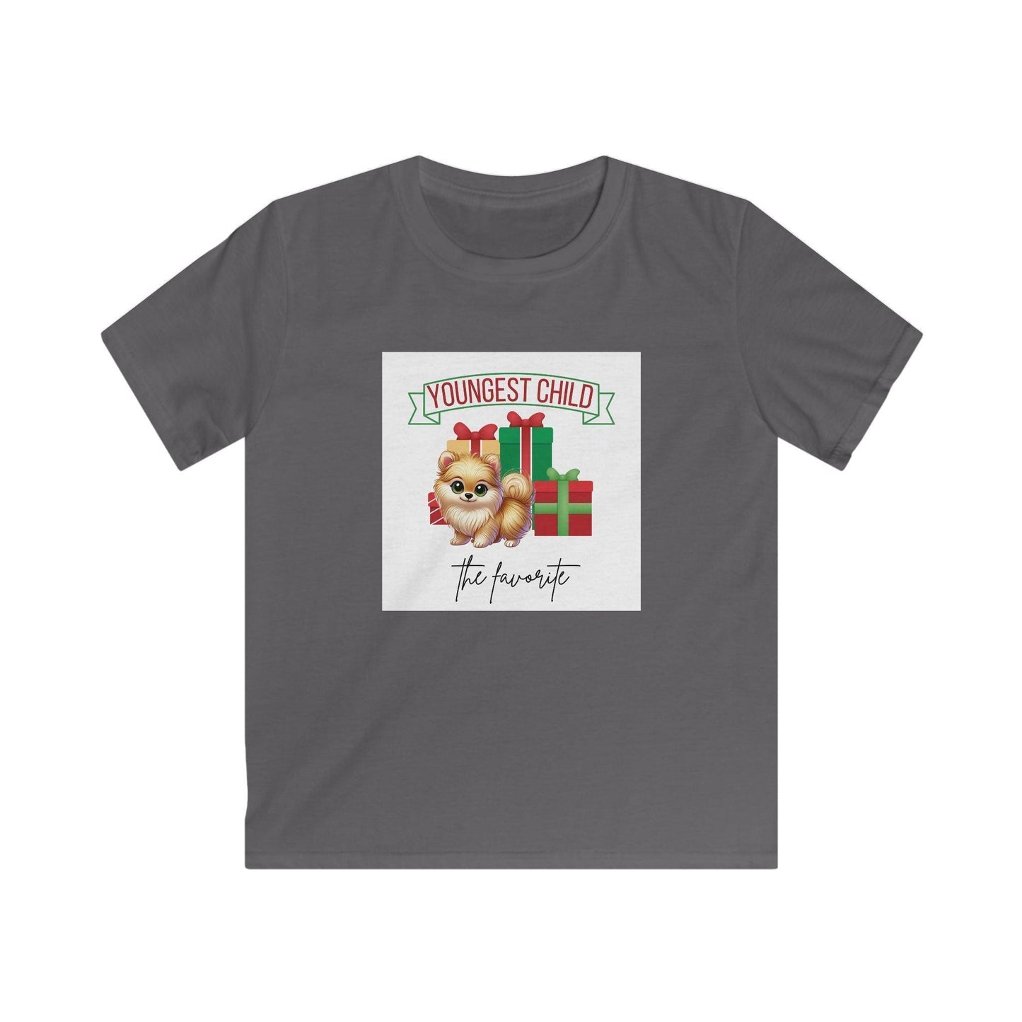 Youngest Child, The Favorite 🎁🐶 Pomeranian - Kids' Tee! 🎁👑 - Whippie's