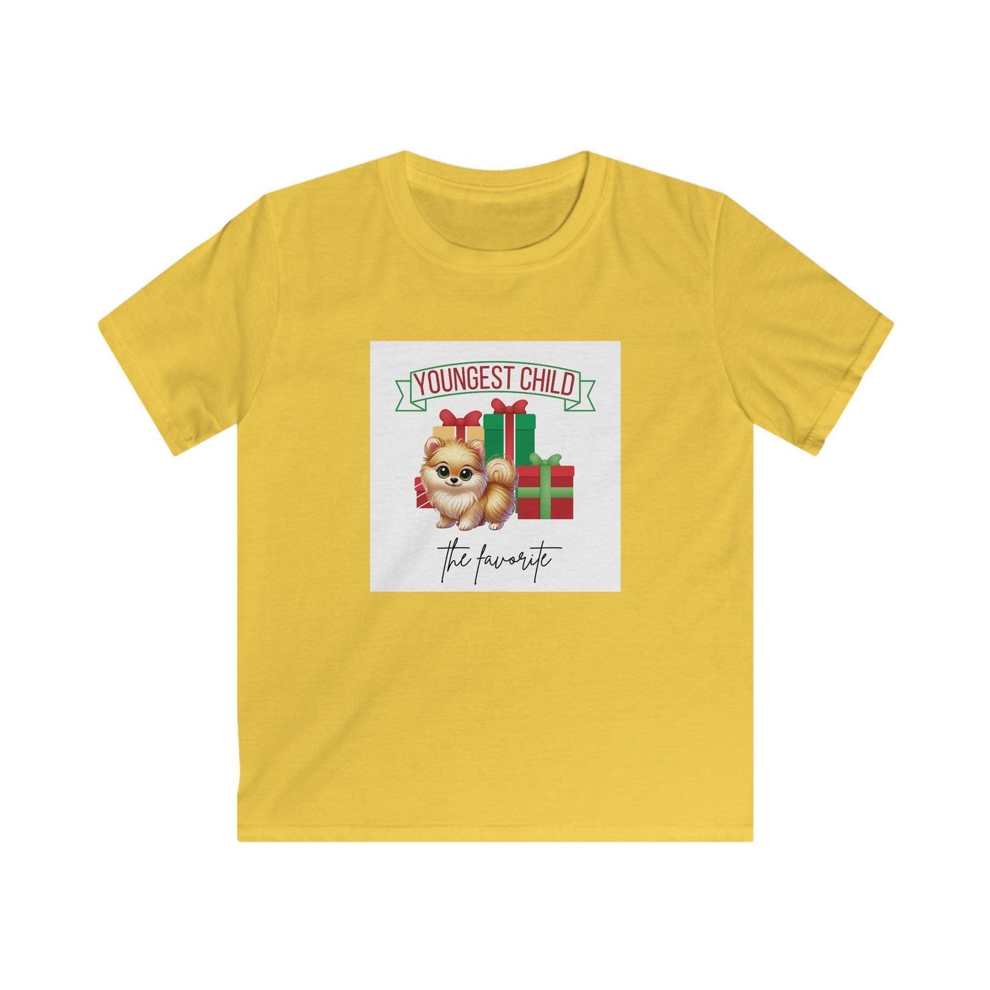 Youngest Child, The Favorite 🎁🐶 Pomeranian - Kids' Tee! 🎁👑 - Whippie's