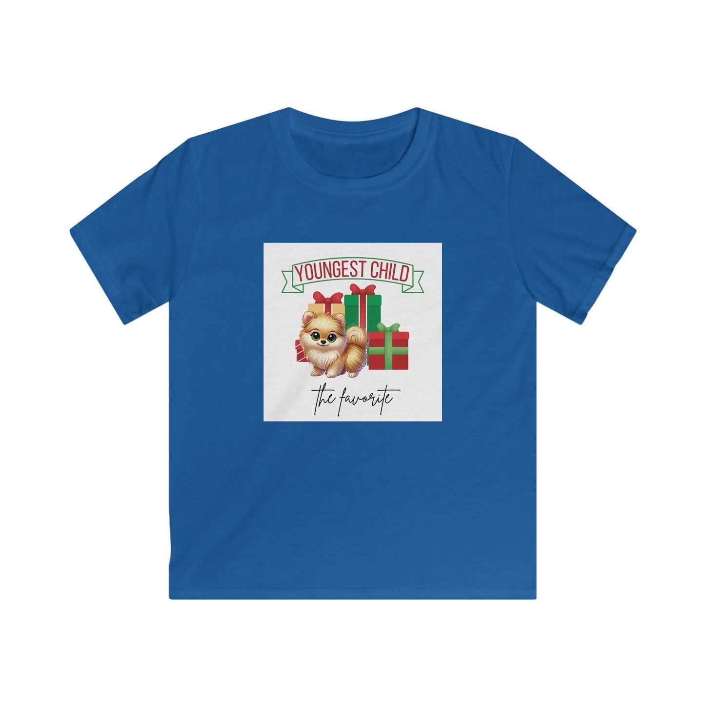 Youngest Child, The Favorite 🎁🐶 Pomeranian - Kids' Tee! 🎁👑 - Whippie's