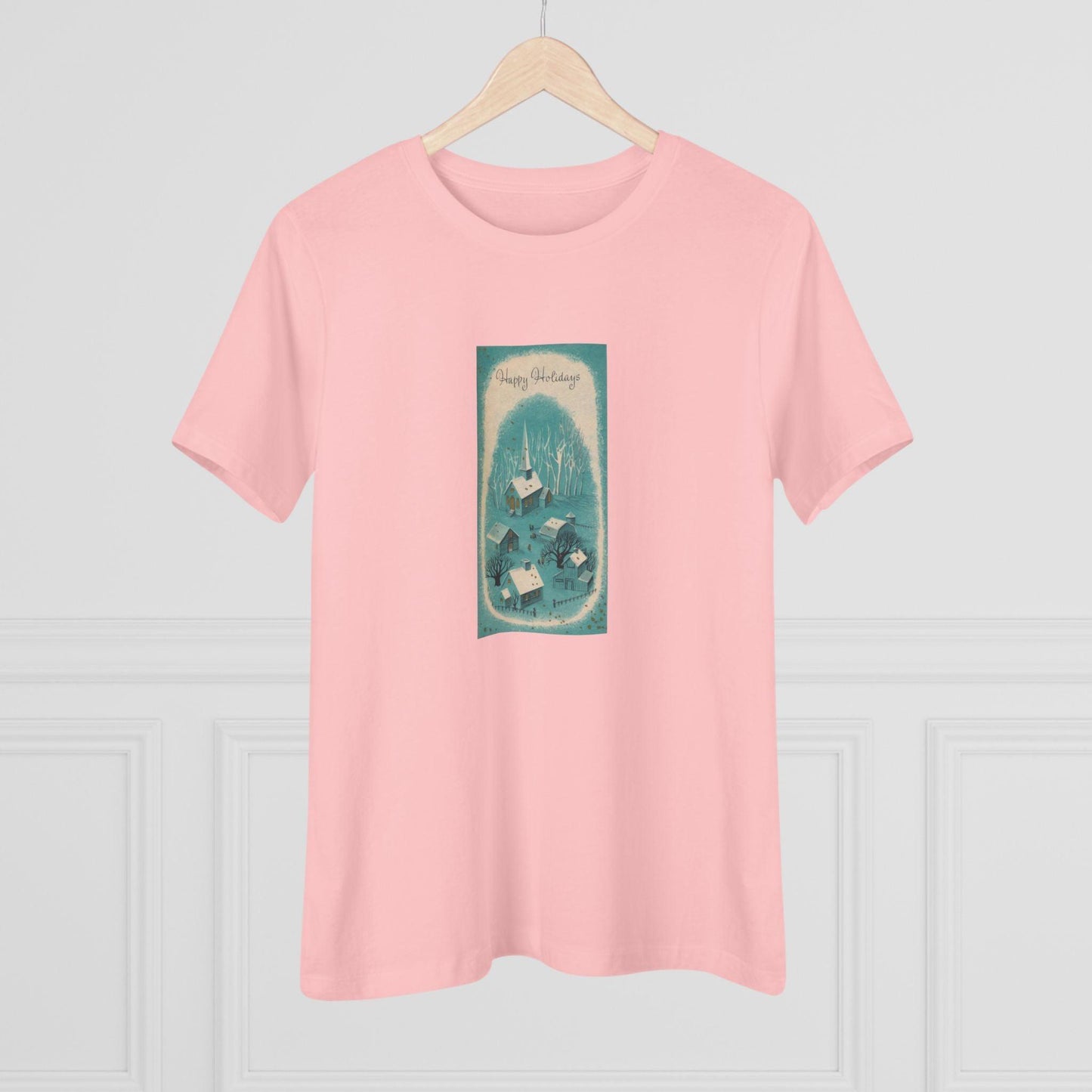 Happy Holidays - Vintage Village - Women's Tee - Whippie's