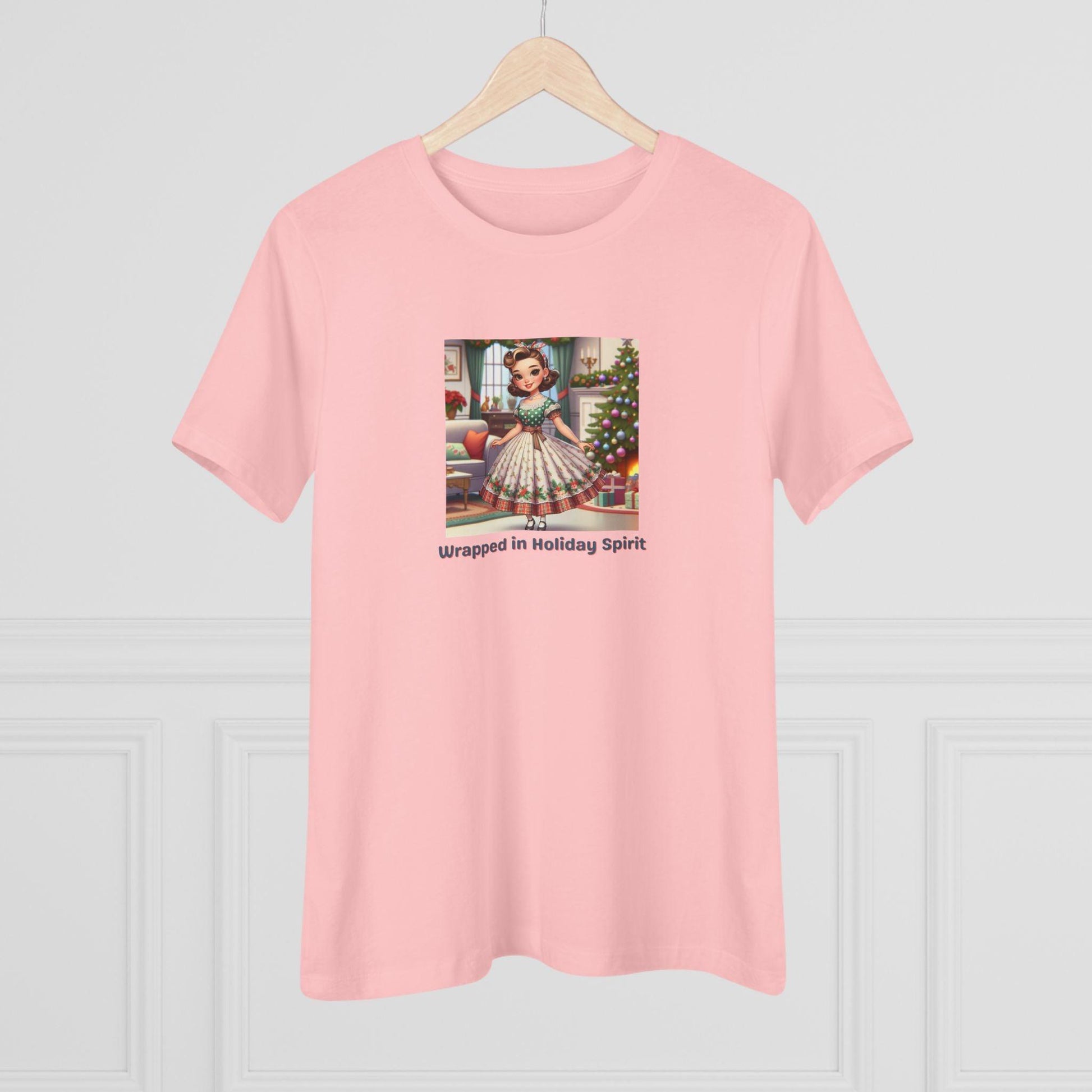 Wrapped in Holiday Spirit - Women's Softstyle Tee - Whippie's