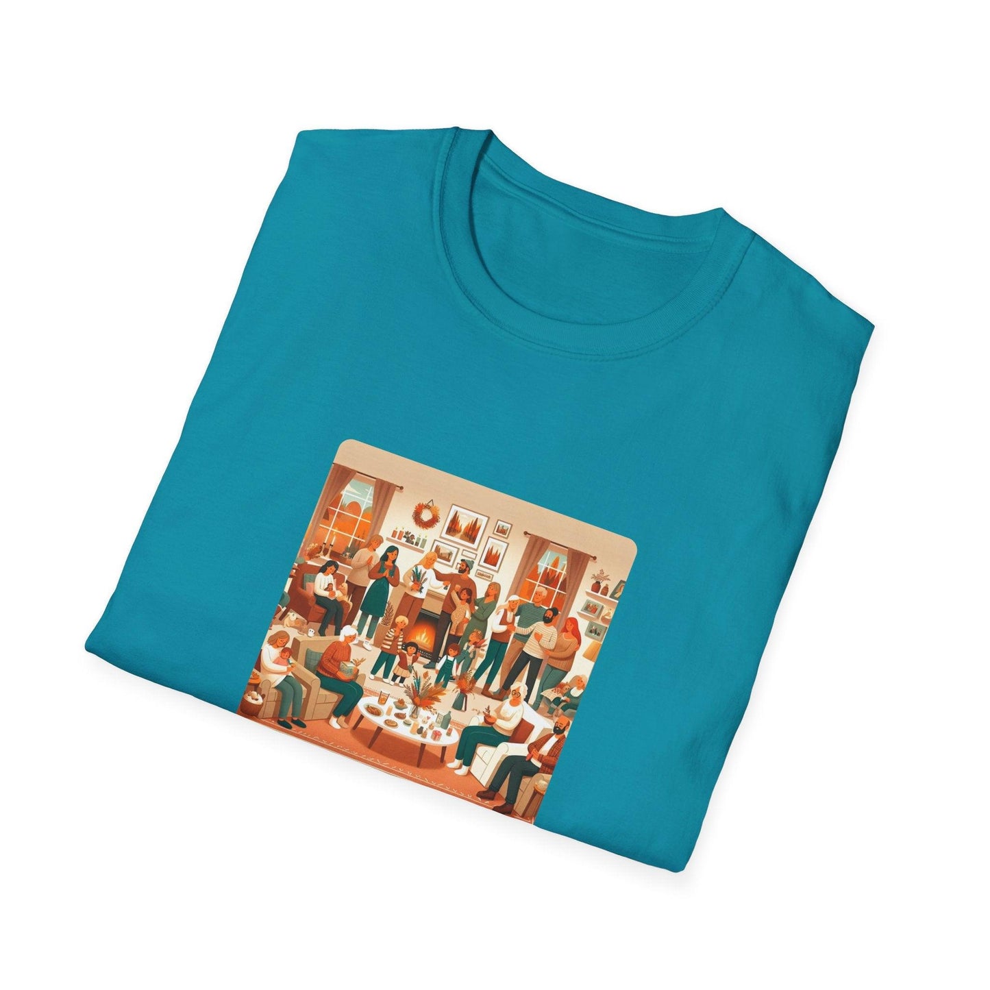 Grateful Hearts Gather - Celebrating Family and Friends ๐งก๐๐ค Unisex T-Shirt - Whippie's