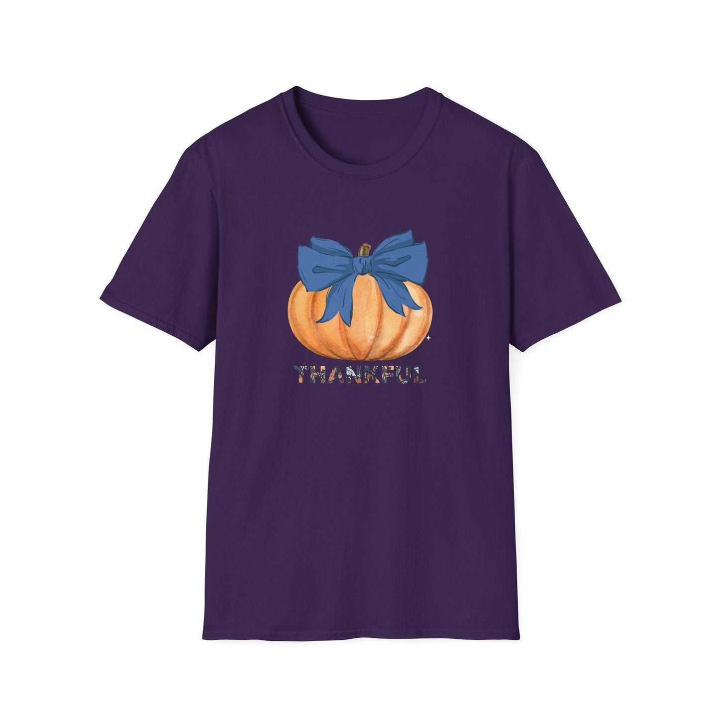 Thankful Pumpkin Tee - A Heart Full of Gratitude! 🧡💙 Unisex Tee - Whippie's