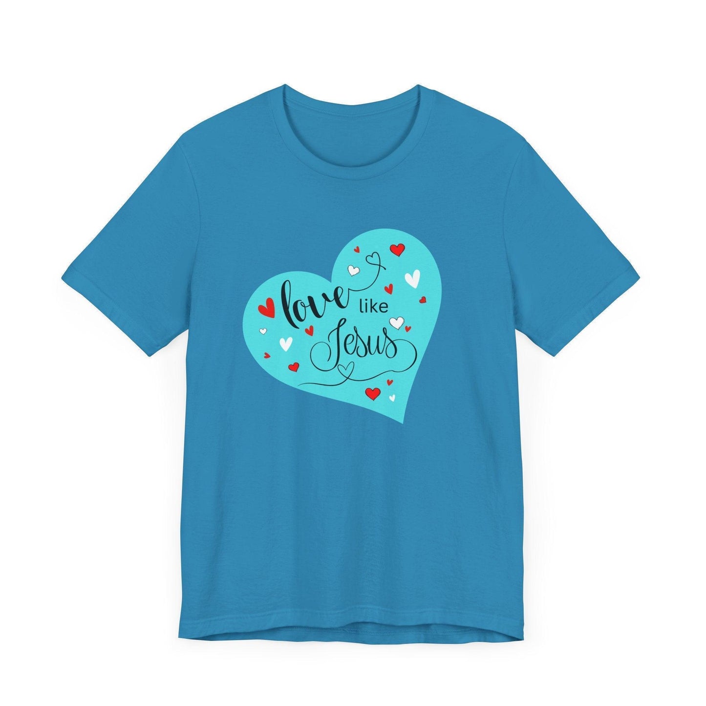 💙 Love Like Jesus ❤️ Unisex Jersey Tee ✨ Spread love and kindness. - Whippie's
