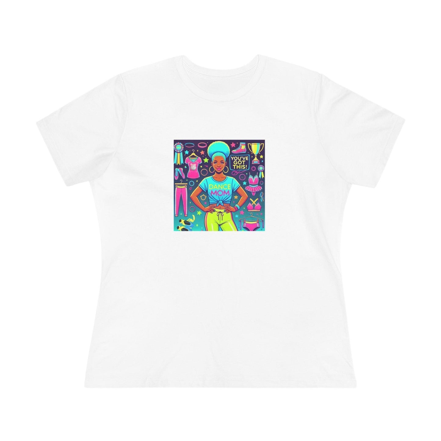 Dance Mom: You've Got This - Blue Hair Mom- You've Got This - Women's Softstyle Tee - Whippie's
